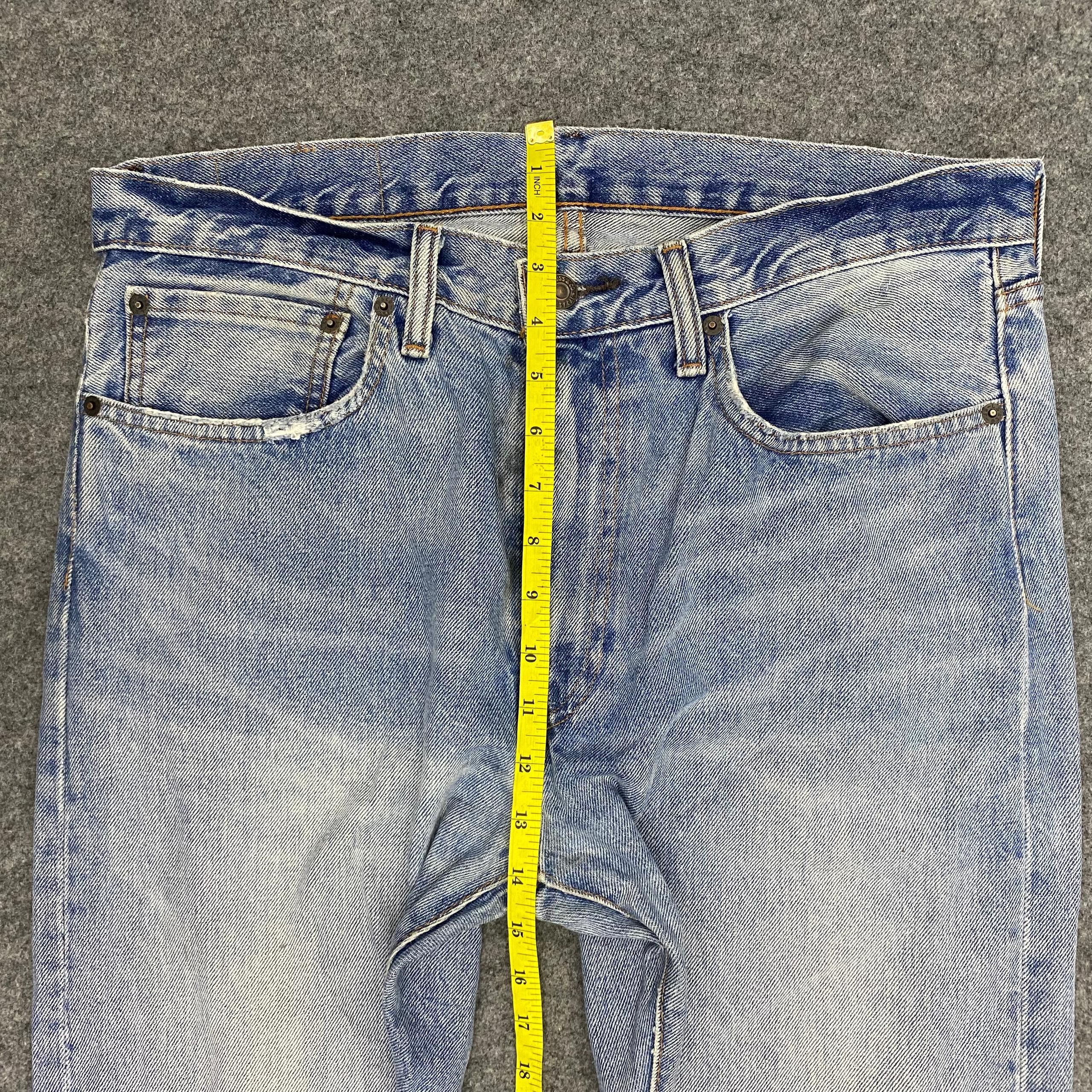 Levi's 💥Best Offer💥Vintage Levis 505 Distressed Denim Size US 36 / EU 52 - 7 Thumbnail
