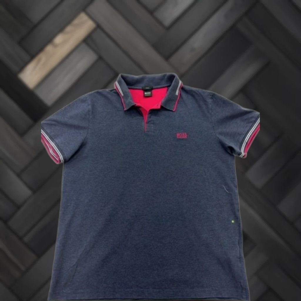 Hugo Boss BOSS Hugo Boss Men Blue Slim Fit Polo Shirt XL Classic Knit Button BNWT Polo Men XL Blue BNWT Classic Knit Button Slim Fit Polo Shirt BNWT Size US XL / EU 56 / 4 - 1 Thumbnail