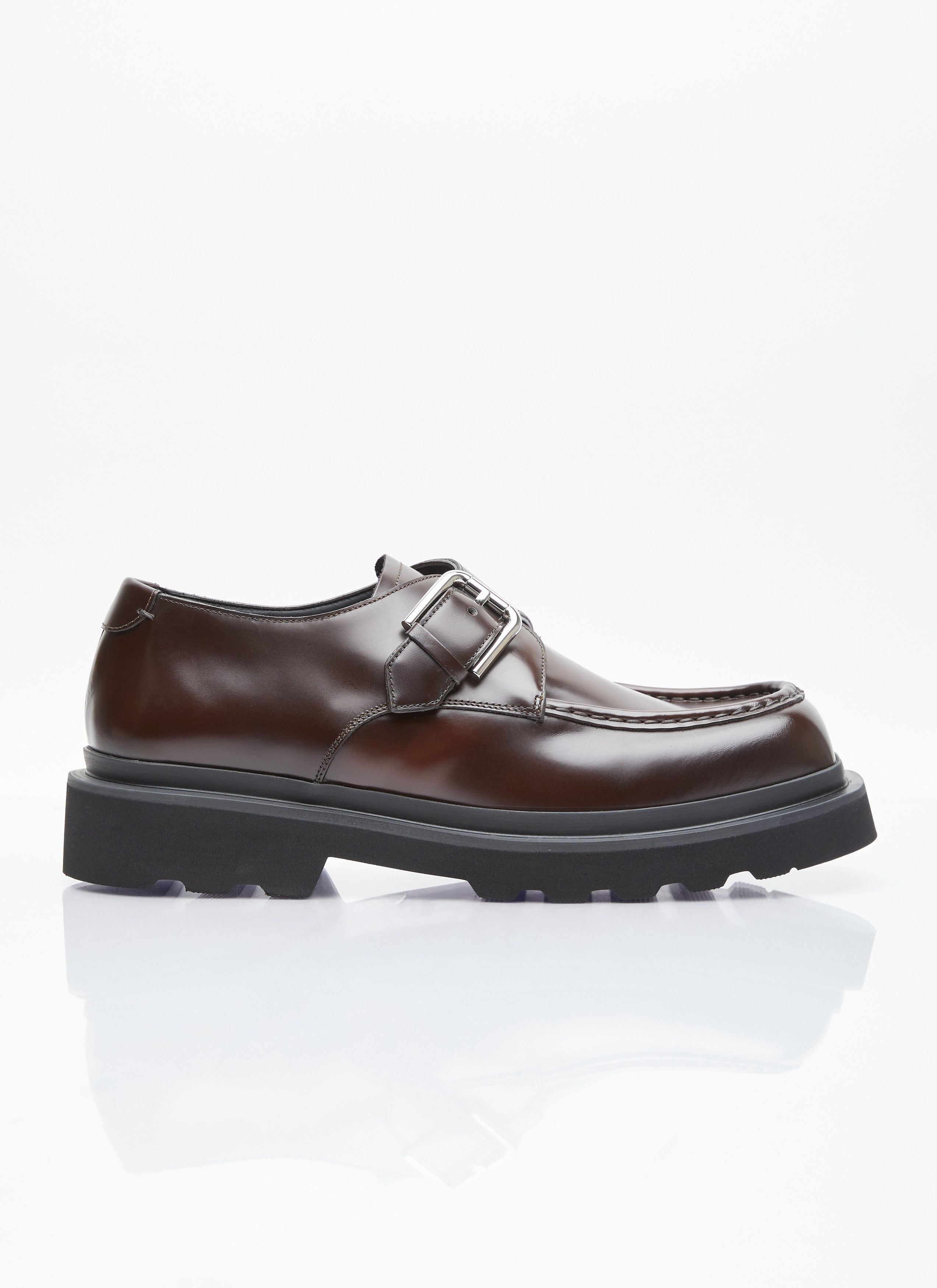 Dolce & Gabbana Brushed Leather Monkstrap Shoes Size US 8 / EU 41 - 1 Thumbnail