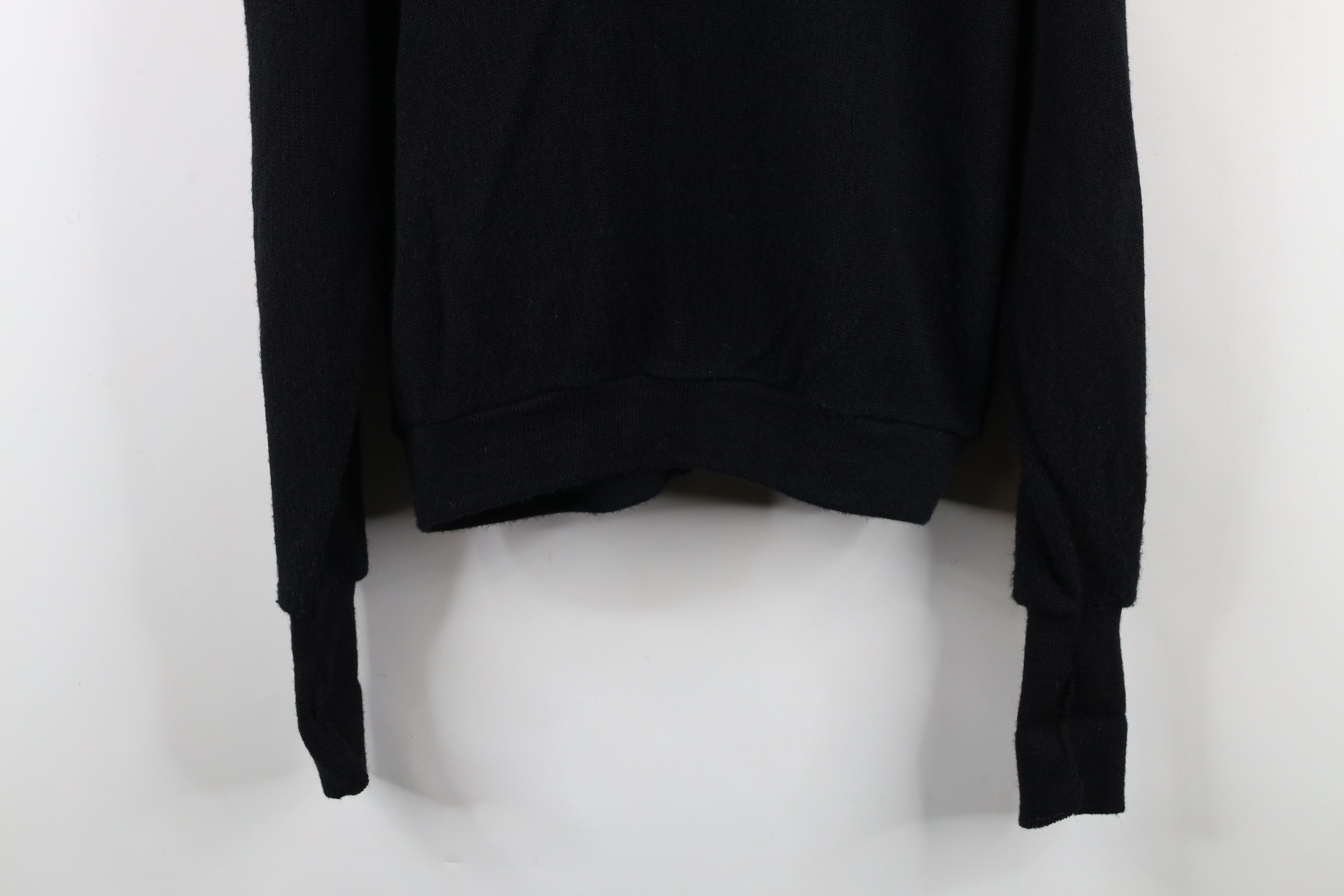 Vintage Vintage 70s Streetwear Flag Knit Cardigan Sweater Black USA Size US M / EU 48-50 / 2 - 11 Thumbnail