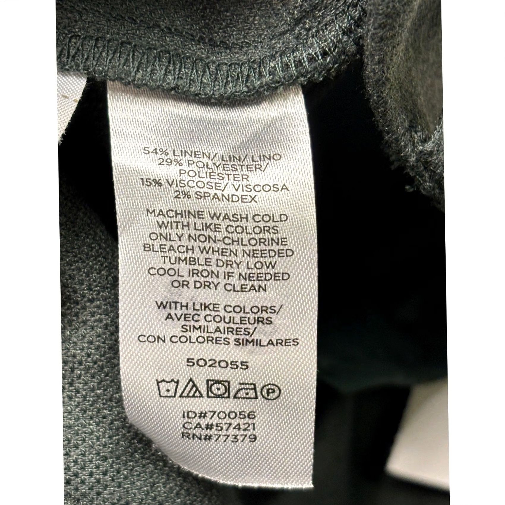 Ann Taylor NWT Ann Taylor The Cotton Crop Pants Green Linen Blend Mid Rise Womens 4 W32 L26 Size 27" / US 4 / IT 40 - 6 Thumbnail