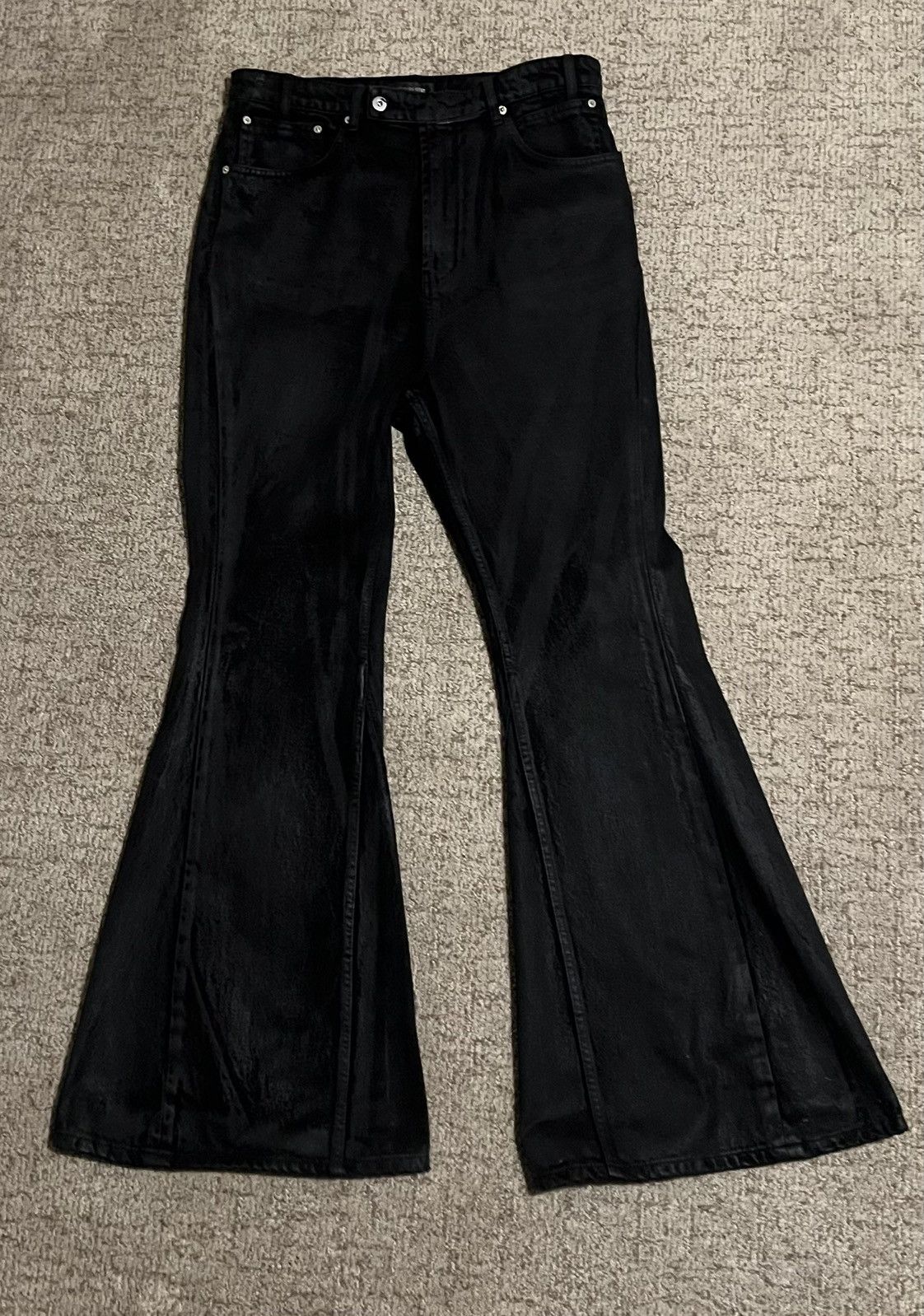 Other Black Flared Jeans Size US 32 / EU 48 - 1 Thumbnail