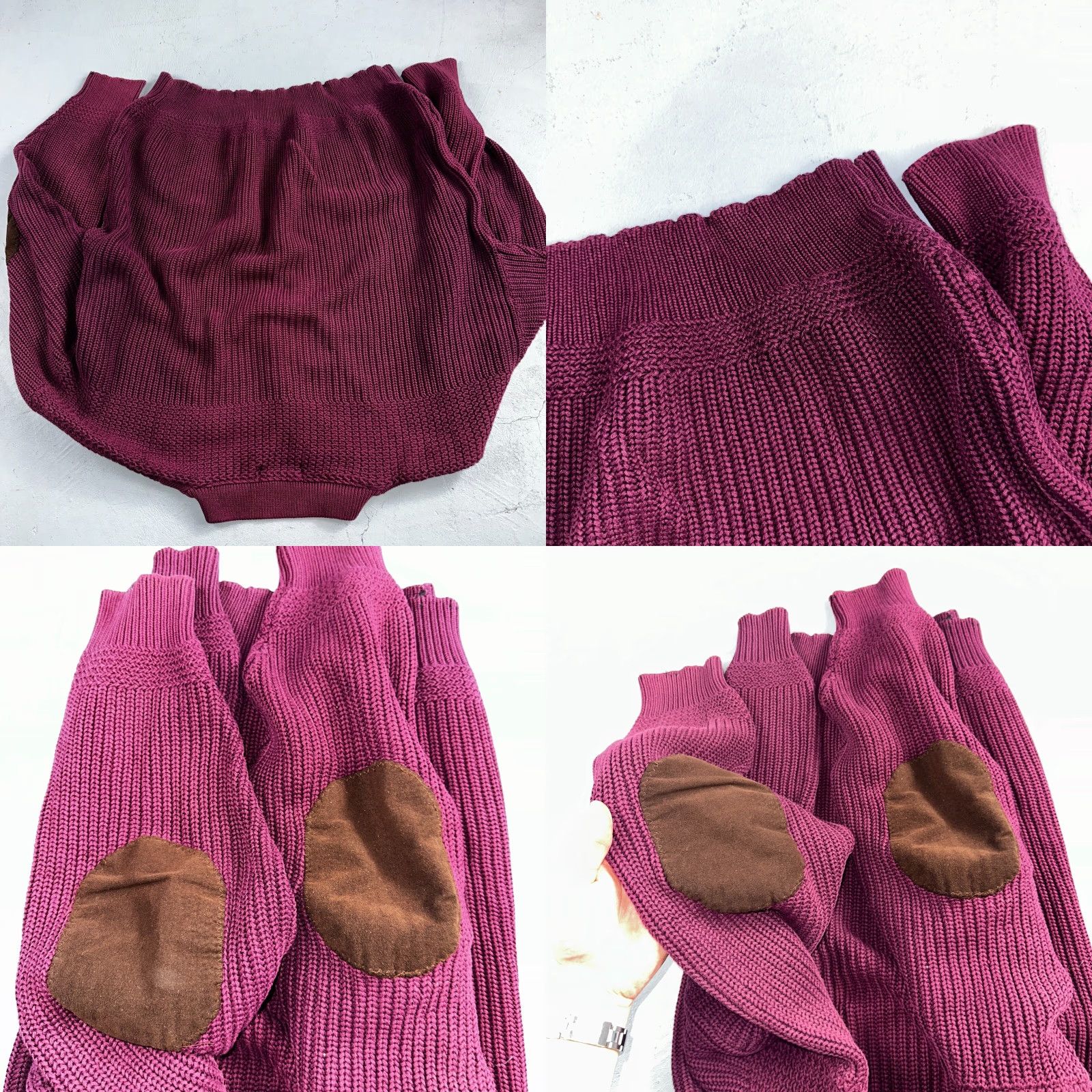 Eddie Bauer VINTAGE Eddie Bauer Sweater Large Maroon Knit Henley Pullover Outdoor 80s Mens Size US L / EU 52-54 / 3 - 9 Thumbnail