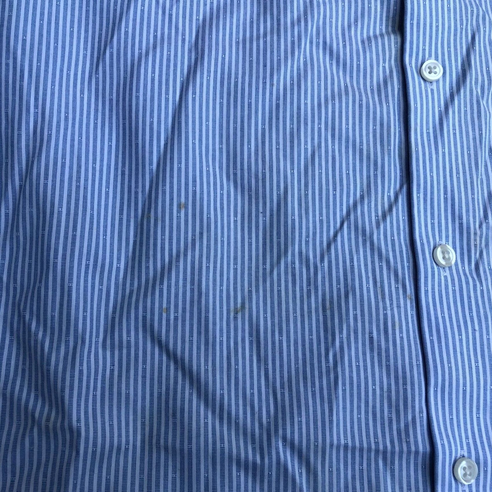 Calvin Klein Calvin Klein Collection Button-Down Shirt Men 2XL Striped Blue Non Iron VTG 2 Ply Button Up Shirt Size US XXL / EU 58 / 5 - 7 Thumbnail