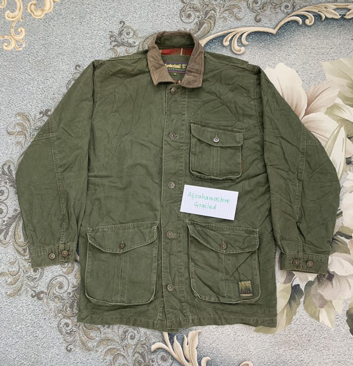 Timberland × Vintage Vtg Timberland Fall 1996 Rugged Wear Jacket Size US M / EU 48-50 / 2 - 1 Thumbnail