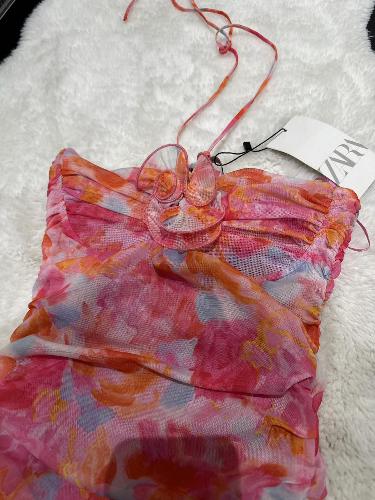 Zara ZARA Midi Tulle dress Size S / US 4 / IT 40 - 2 Thumbnail