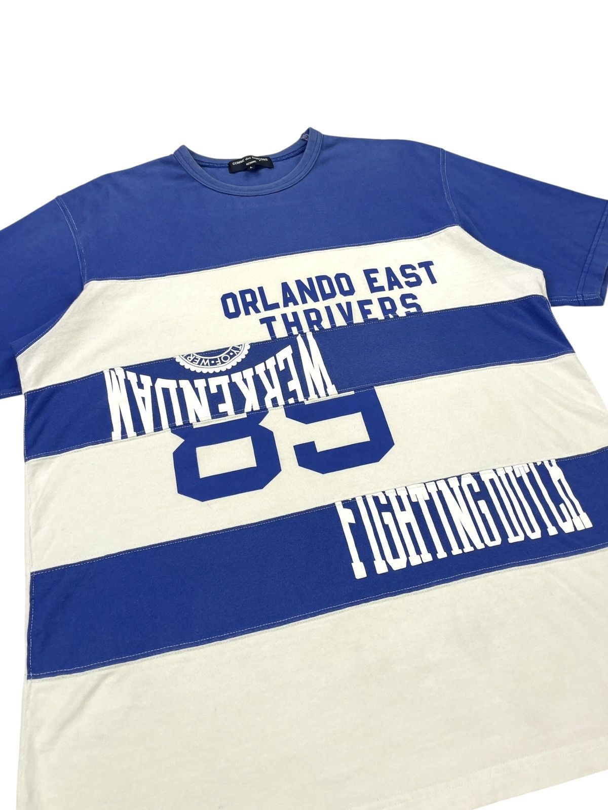 Comme des Garcons Homme Orlando East Thrivers Patchwork Cut & Sew T Shirt Size US L / EU 52-54 / 3 - 4 Thumbnail