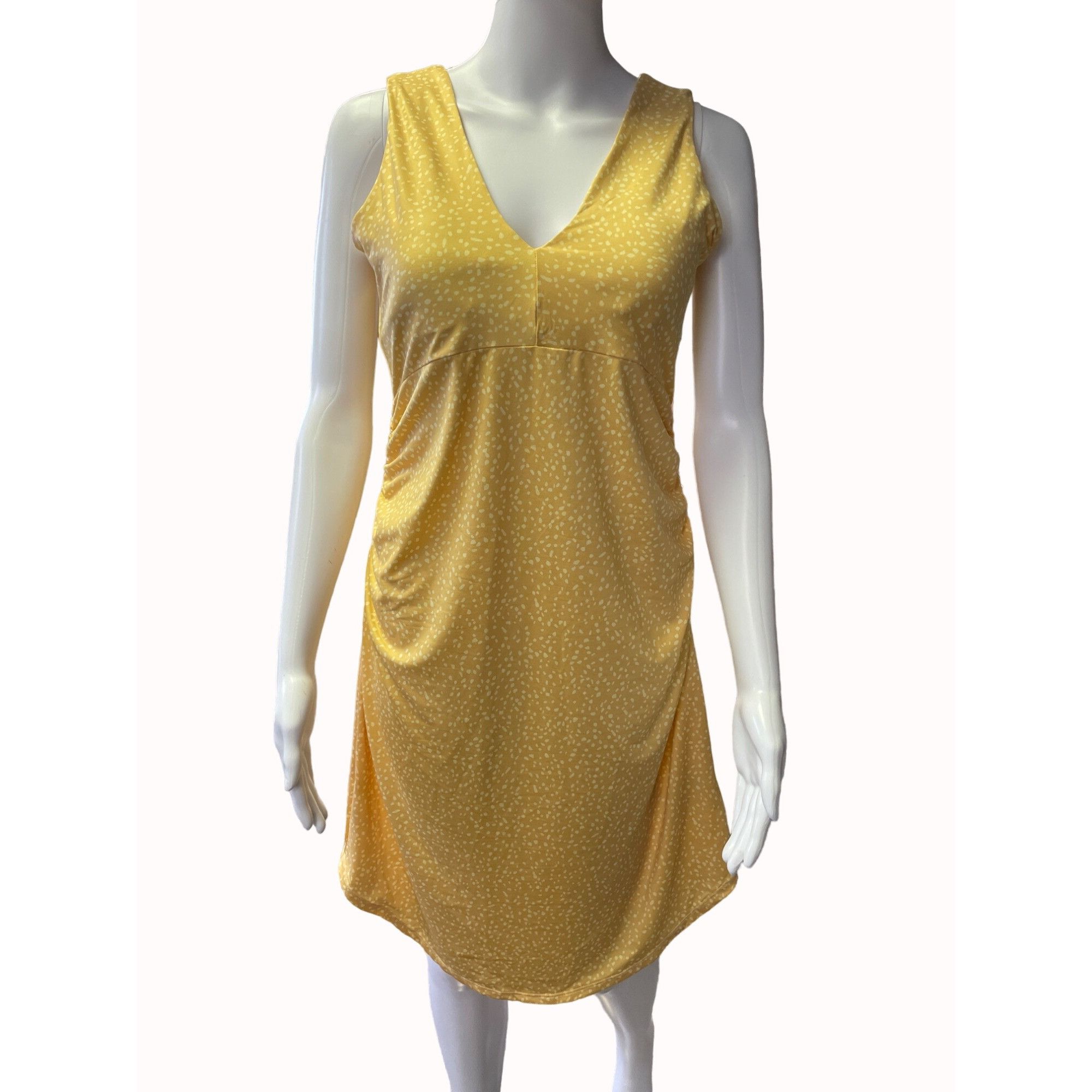 Prana Prana Women's Yellow Sleeveless, Stretch dress, midi Size M Size M / US 6-8 / IT 42-44 - 1 Thumbnail