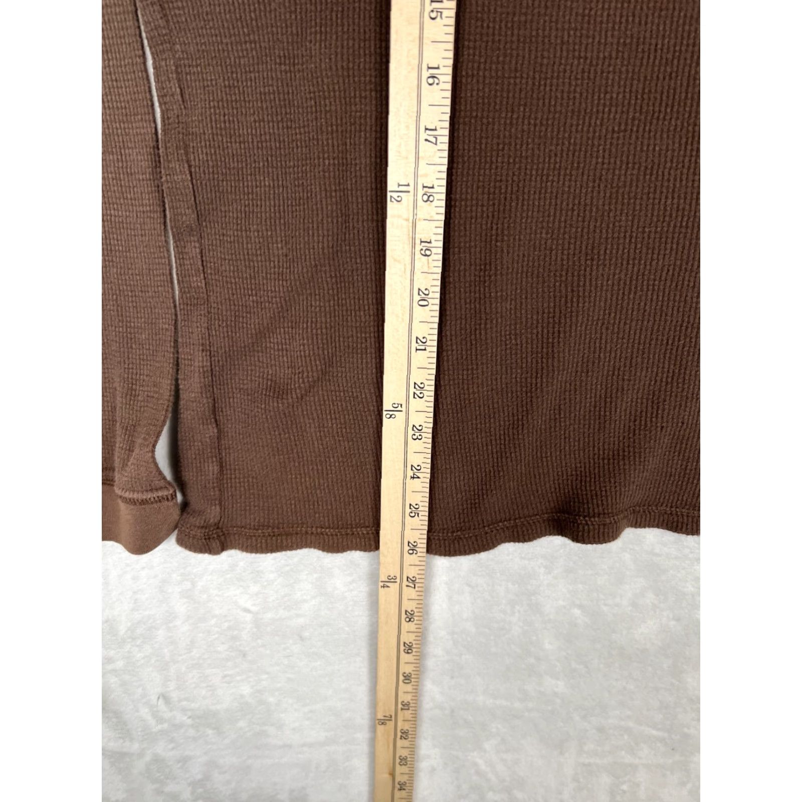 Quiksilver VINTAGE Quiksilver Shirt Long Sleeve Mens L Brown Thermal Surf Logo Y2K Size US L / EU 52-54 / 3 - 5 Thumbnail