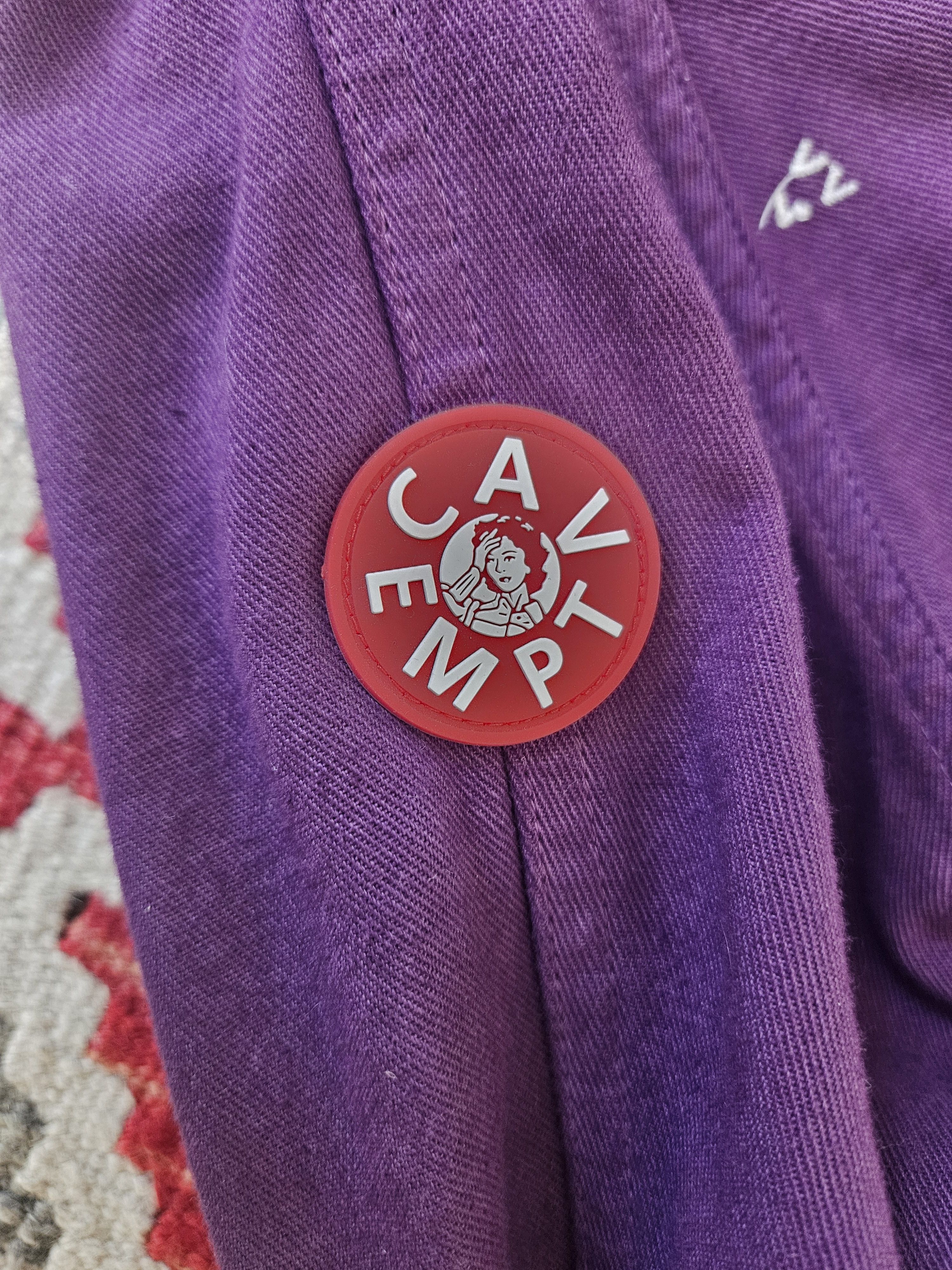 Cav Empt Cav Empt Grid Blouson Jacket Overdyed Purple Detachable Hood Size US M / EU 48-50 / 2 - 6 Thumbnail