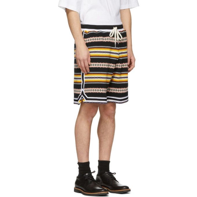 John Elliott o1mle0225 Cotton Jacquard Drawstring Short Size US 30 / EU 46 - 3 Thumbnail