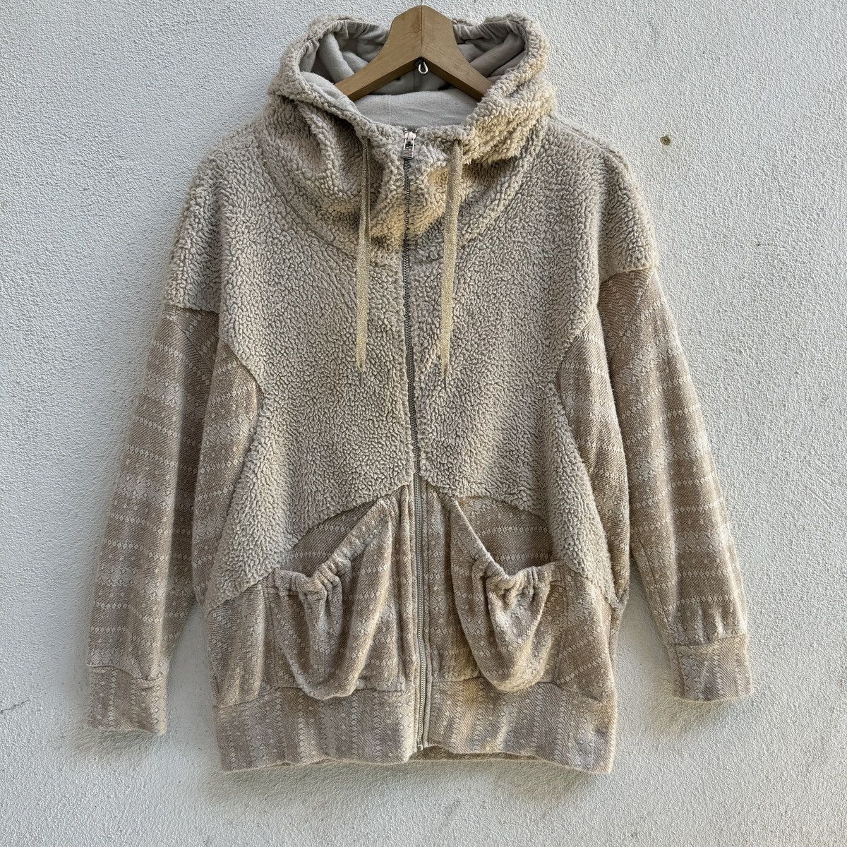Frapbois Frapbois Zip Up Sherpa Hoodie Size US M / EU 48-50 / 2 - 1 Thumbnail