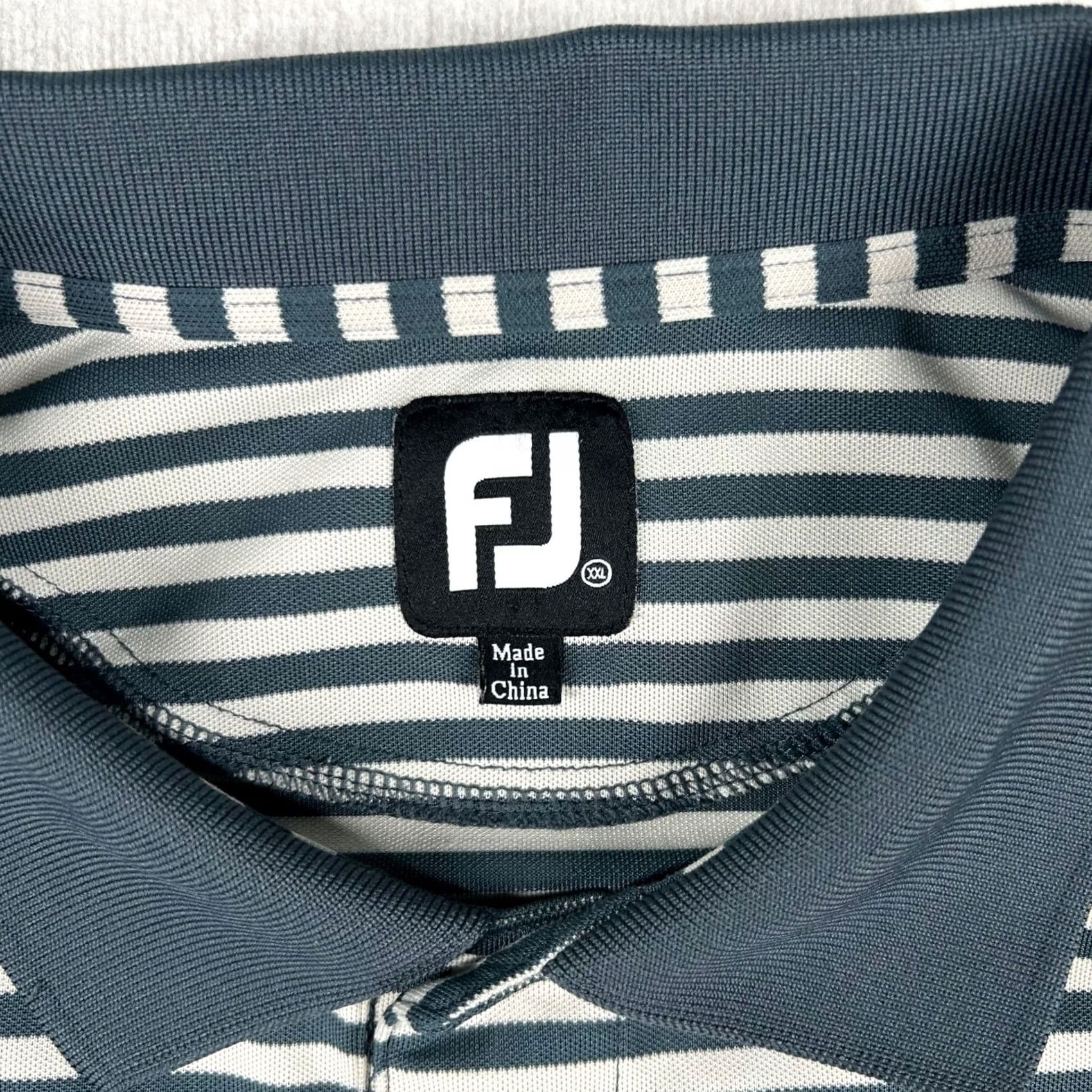 Footjoy FootJoy Polo Mens 2XL Golf The Hermitage Country Club Exclusive Pique Gray Short Sleeve Collared Button Size US XXL / EU 58 / 5 - 4 Thumbnail