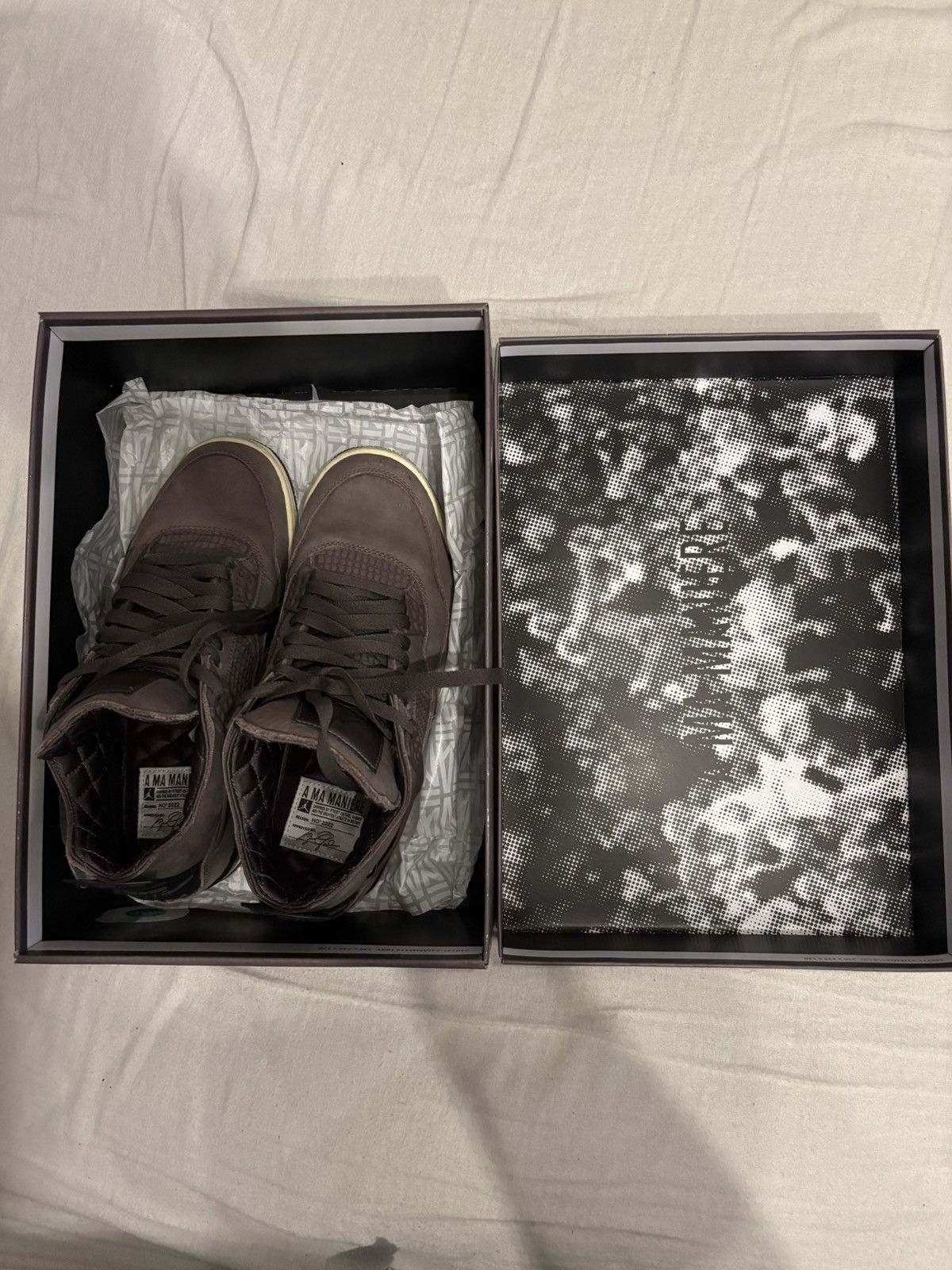 A Ma Maniere Nike Air Jordan x A Ma Maniere Jordan 4 Violet Ore Size US 8 / EU 41 - 5 Thumbnail