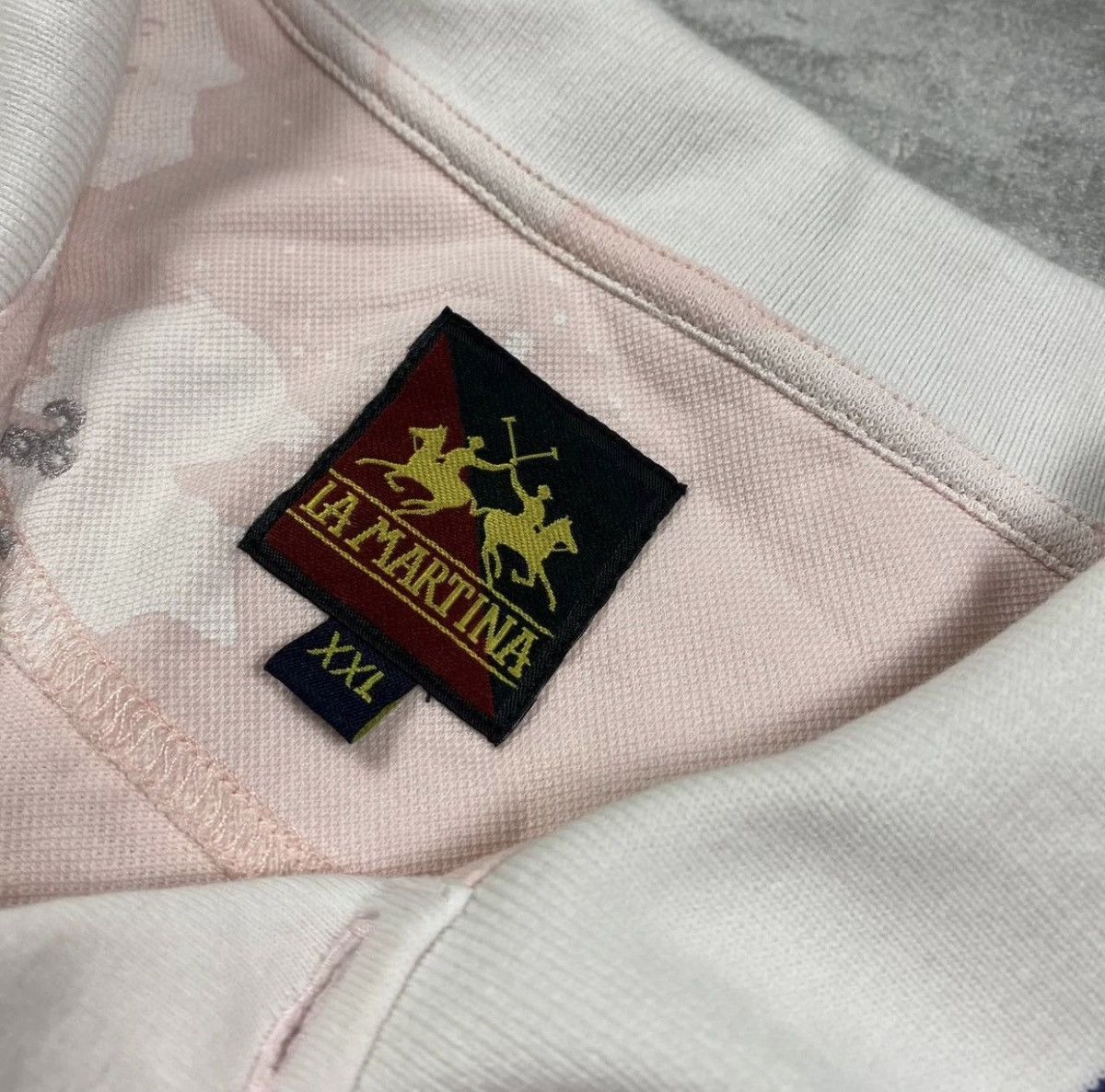 La Martina LA MARTINA PINK POLO T-SHIRT Size US XXL / EU 58 / 5 - 7 Thumbnail