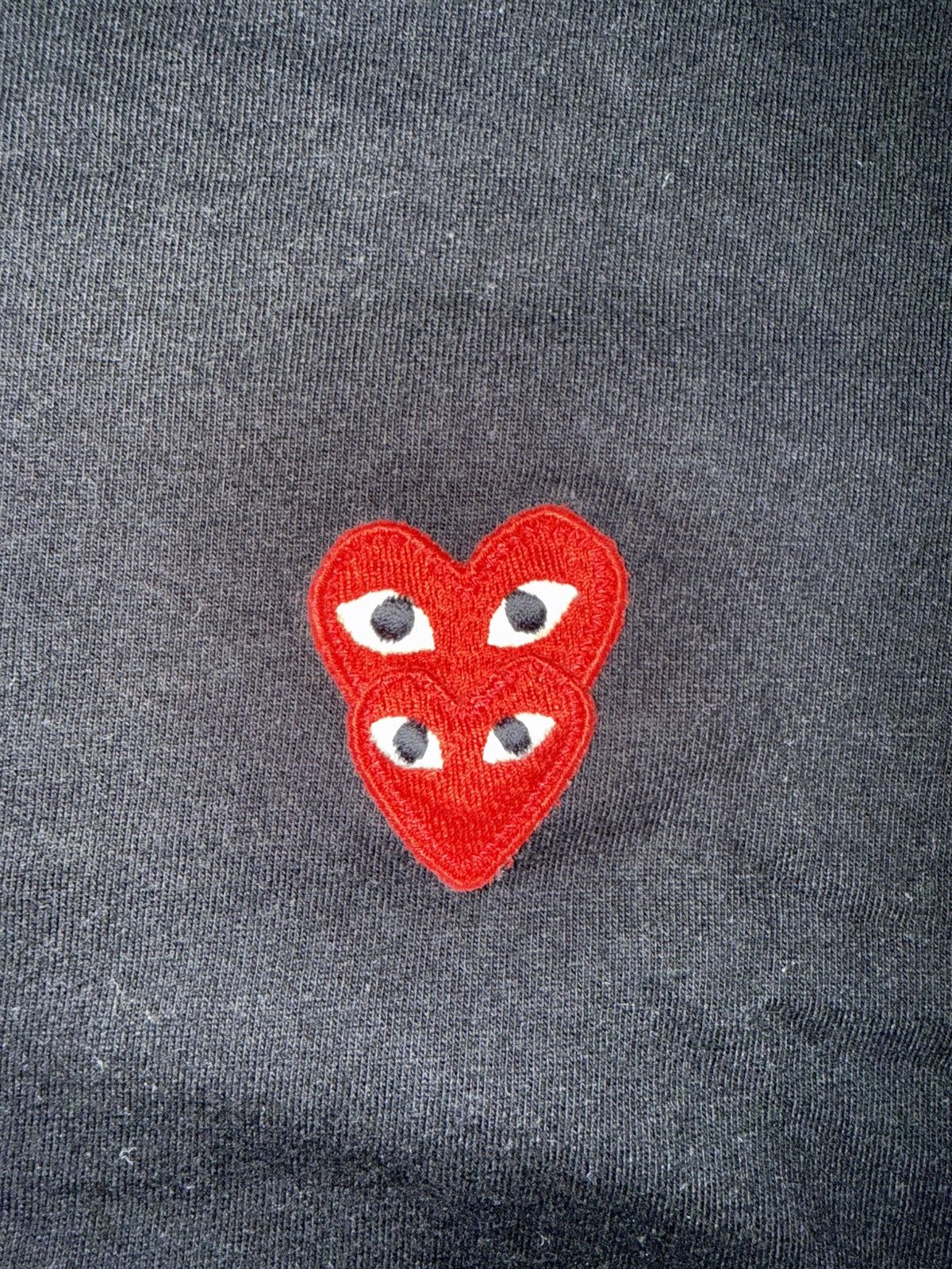 Comme des Garcons PLAY Comme des Garçons PLAY Red Heart Tee — Black, XL Size US XL / EU 56 / 4 - 2 Thumbnail