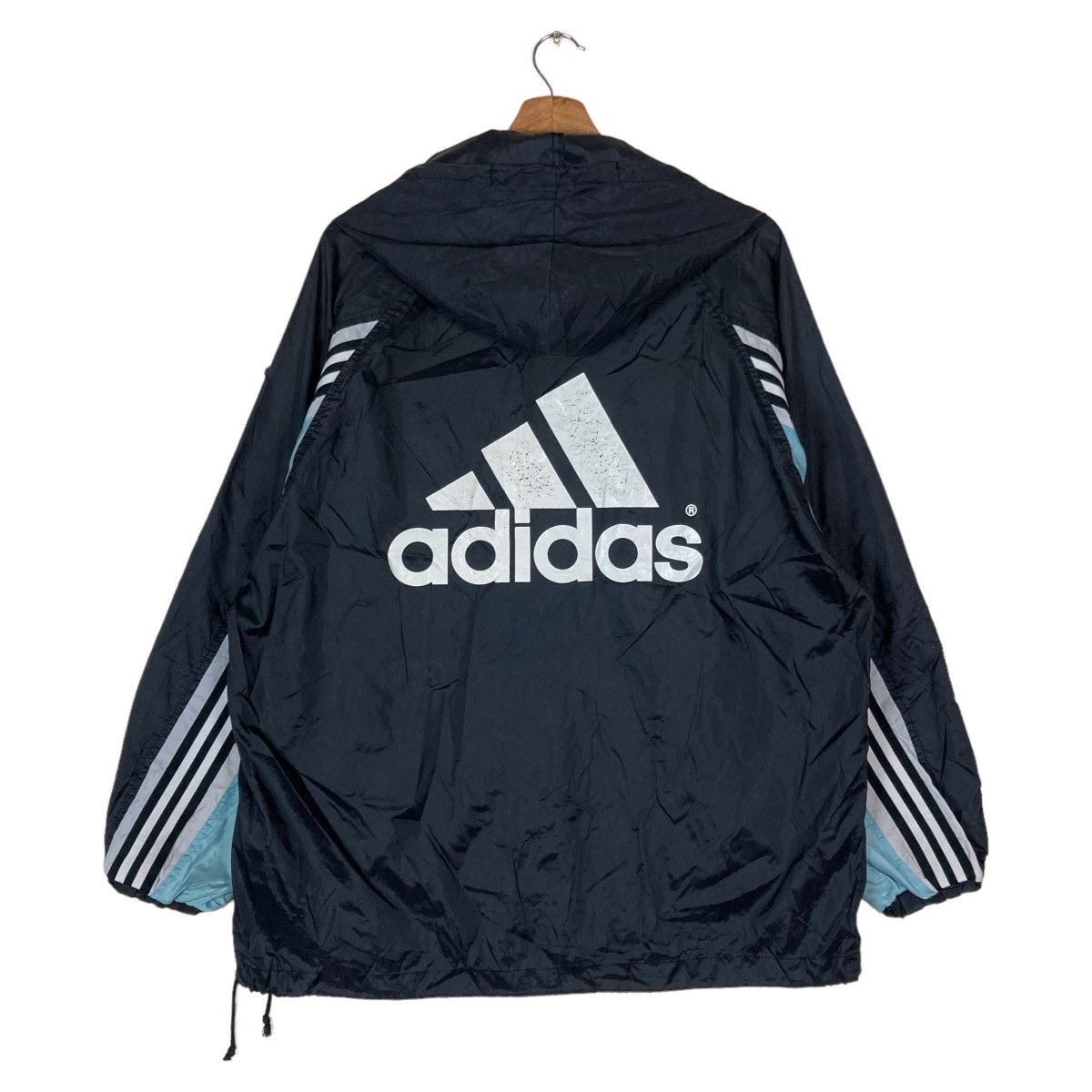 Adidas Adidas Middle Logo Pullover Jumper Hoodies Size US L / EU 52-54 / 3 - 5 Thumbnail