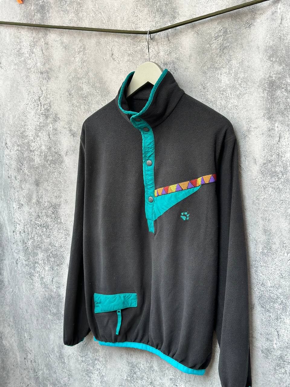 Jack Wolfskin × Vintage Jack Wolfskin Polarsystem Vintage 90s Fleece Sweater USA Size US L / EU 52-54 / 3 - 1 Thumbnail