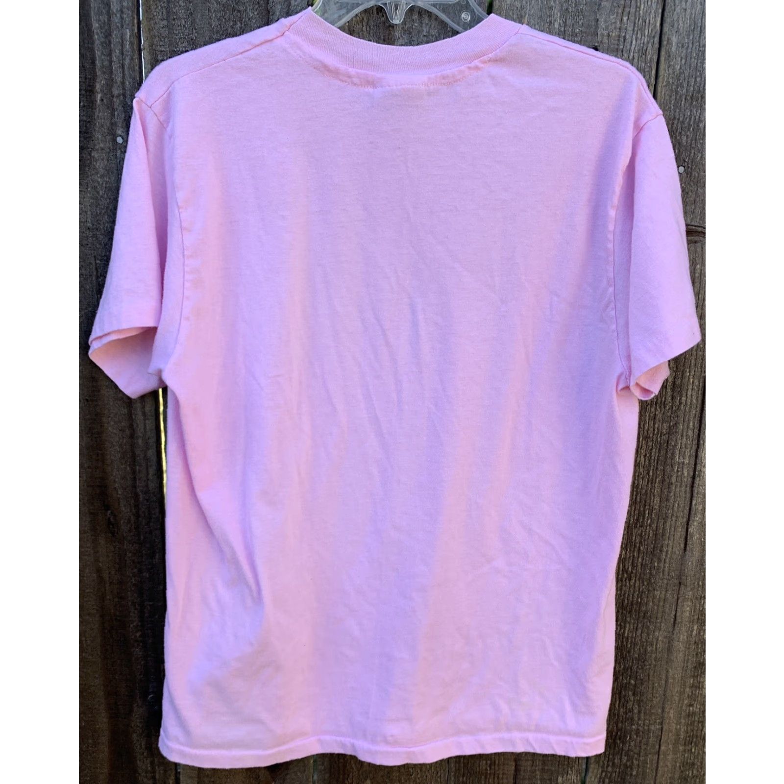 Hanes VINTAGE Hanes T-Shirt Bowl 1989 North Dakota Bismarck Mandan 80s Bowling Graphic Single Stitch Pink L Mens Men Size US L / EU 52-54 / 3 - 3 Thumbnail