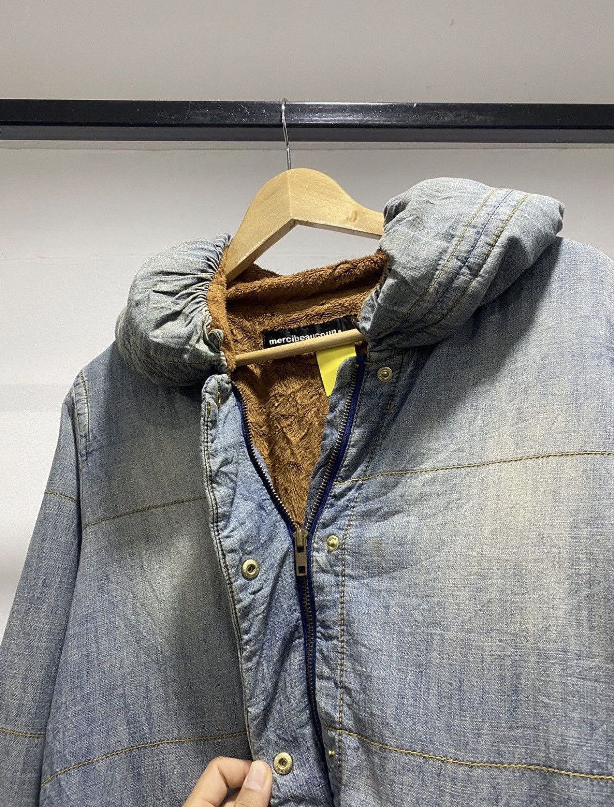Issey Miyake × Ne-Net × mercibeaucoup Issey Miyake Hooded Jacket Pillow Neck Size US M / EU 48-50 / 2 - 5 Thumbnail