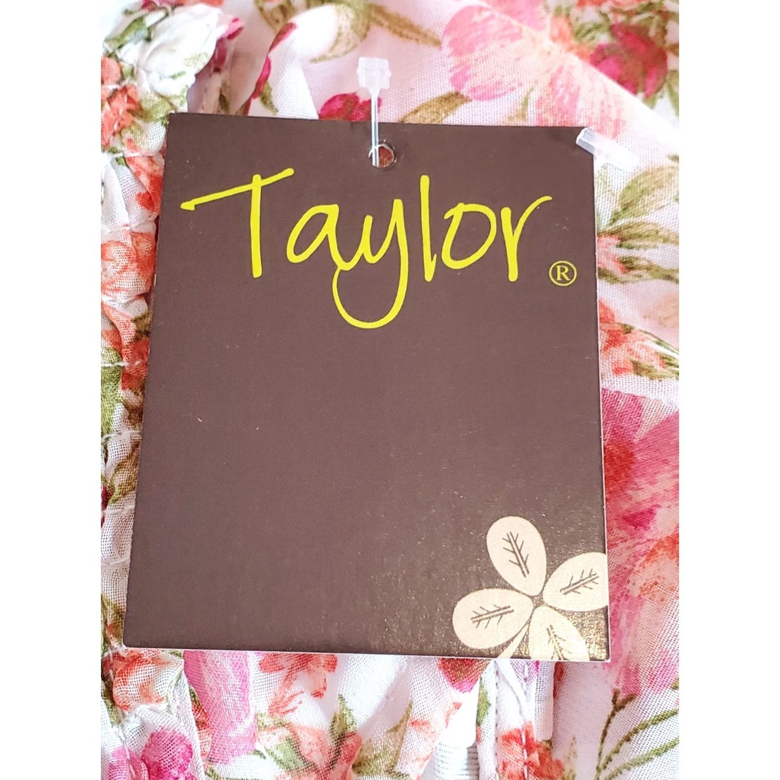 Vintage Taylor Sleeveless Floral Mini Dress Smocked Mock Neck Tiered Ruffled Women's M New Size M / US 6-8 / IT 42-44 - 5 Thumbnail