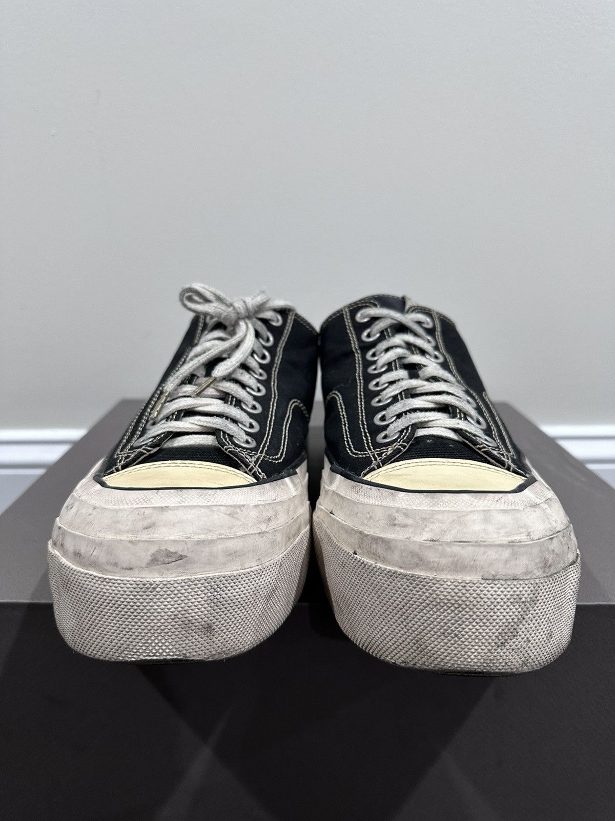 Japanese Brand × Visvim Visvim Skagway LO G. Pattern Black Canvas Sneaker Size US 10 / EU 43 - 4 Thumbnail