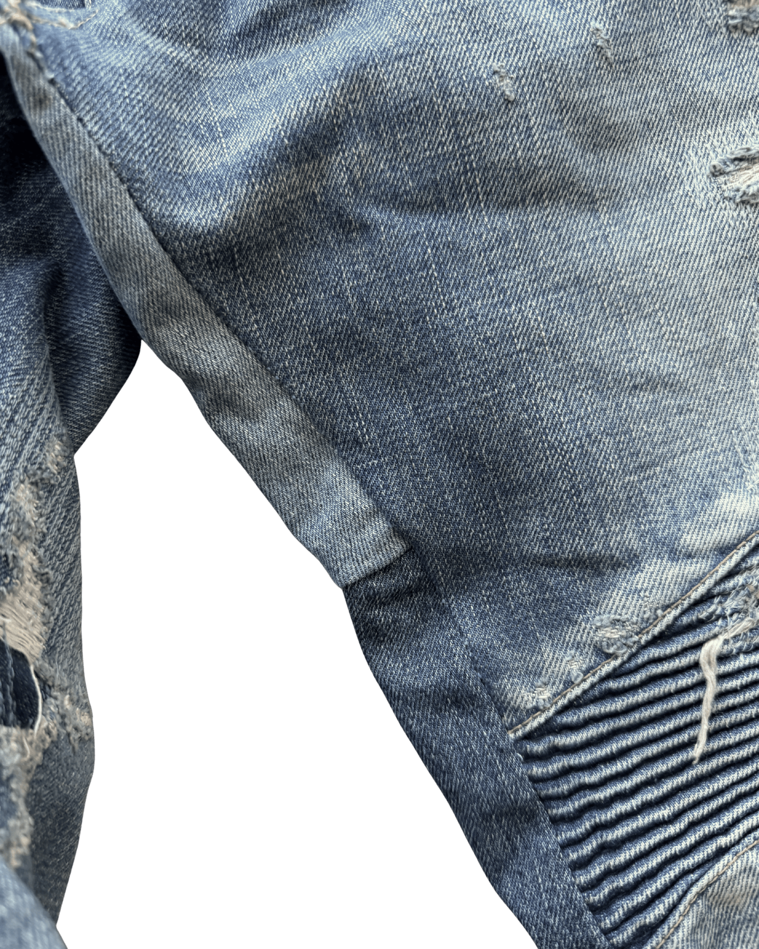 Balmain Balmain FW13 Destroyed Moto Biker Jeans Size US 32 / EU 48 - 12 Thumbnail