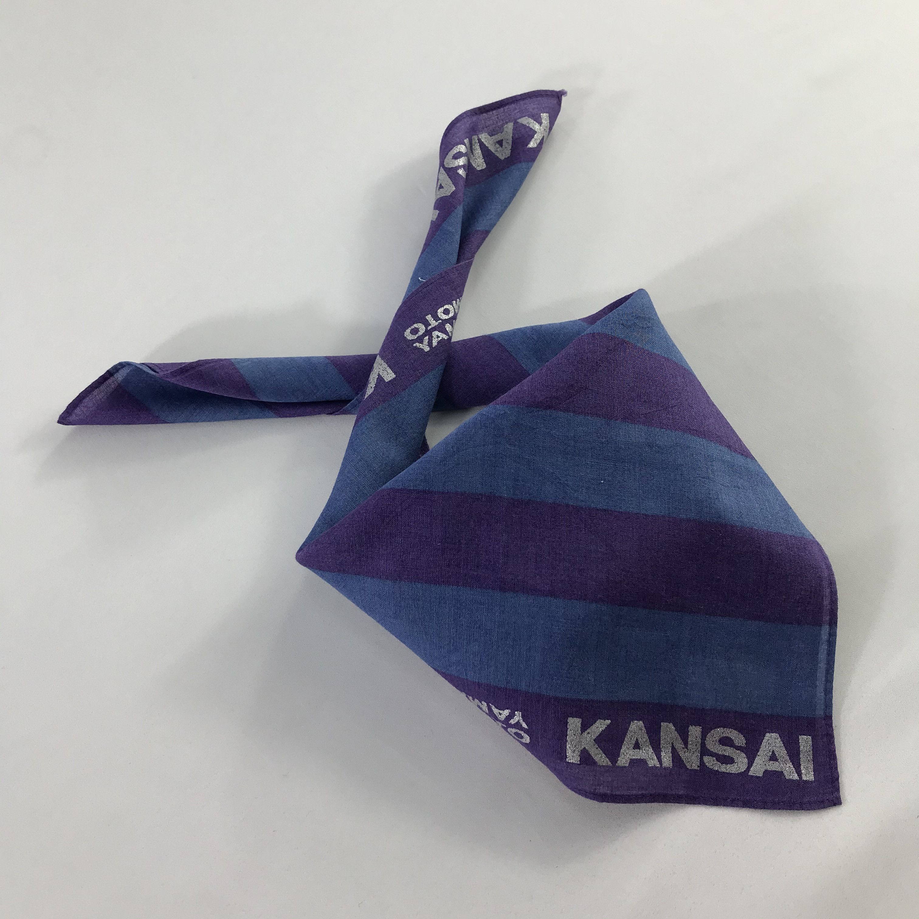 Kansai Yamamoto × Vintage Kansai Bandana / Handkerchief / Neckerchief - S805 Size ONE SIZE - 4 Thumbnail