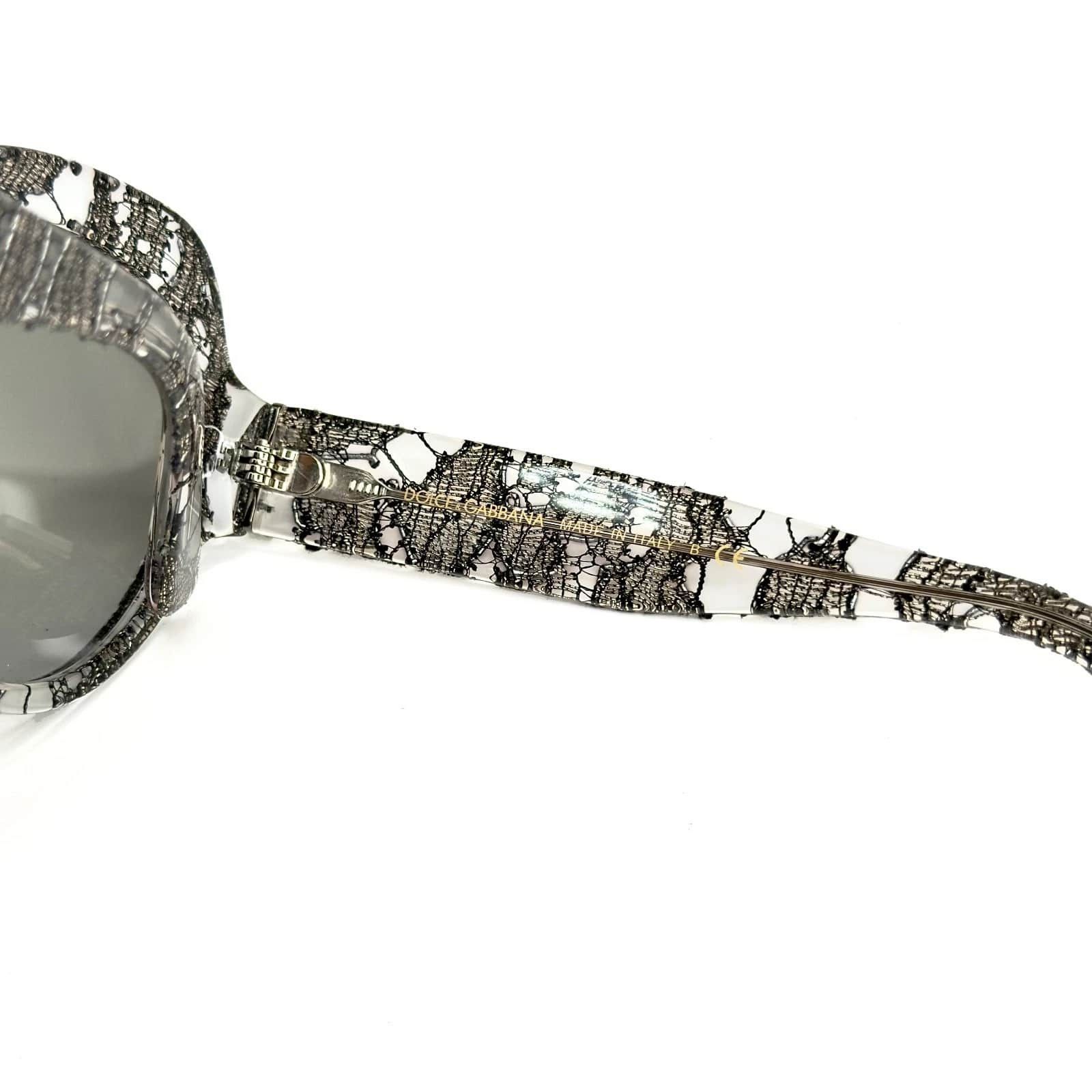 Dolce & Gabbana Dolce & Gabbana DG4320 PRINT FAMILY LACE 4320 Black Mirrored Size ONE SIZE - 7 Thumbnail