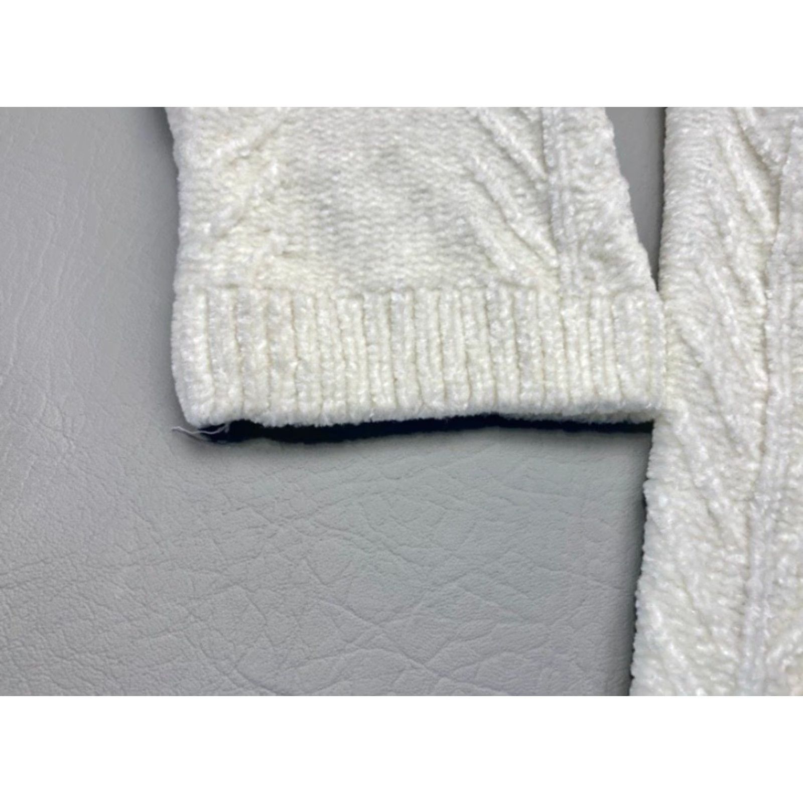 Orvis Orvis Chenille Sweater Crewneck Women's Large White 1723712 8416 Knit Pullover Casual Knitwear Size L / US 10 / IT 46 - 3 Thumbnail