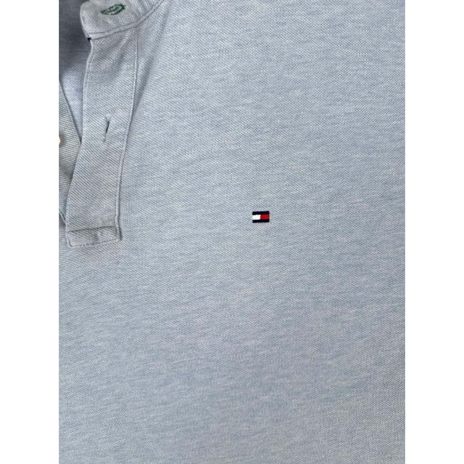 Tommy Hilfiger Tommy Hilfiger Polo Shirt Mens 2XL Blue Classic Fit Short Sleeve Logo Knit Size US XXL / EU 58 / 5 - 6 Thumbnail