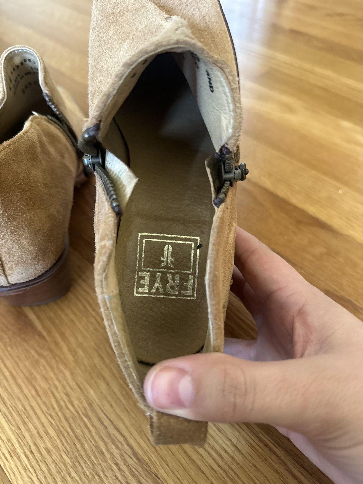 Frye Frye Suede Ankle Boots Size US 8.5 / IT 38.5 - 3 Thumbnail