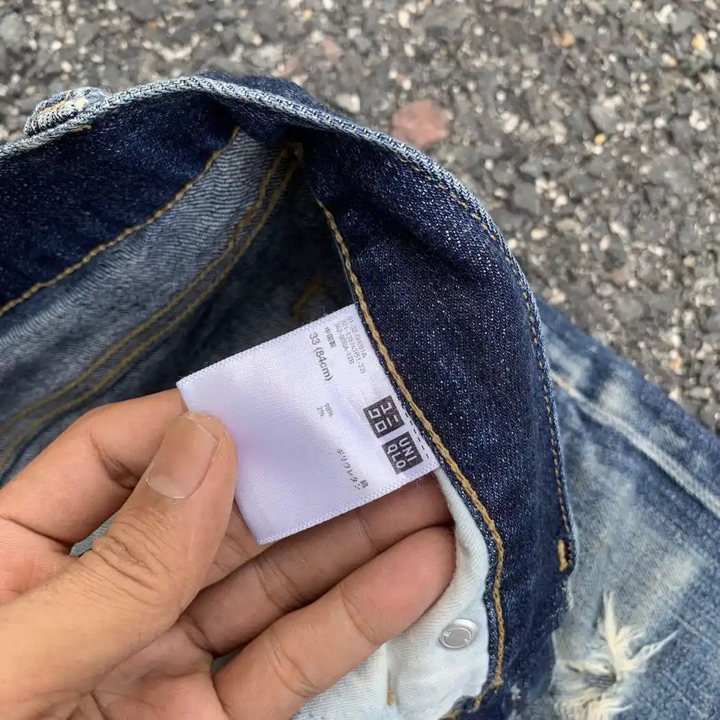 Self Edge 💥 REDLINE 💥 Nice Fading Jeans Japanese Vintage Ankle Pants Size US 33 - 10 Thumbnail