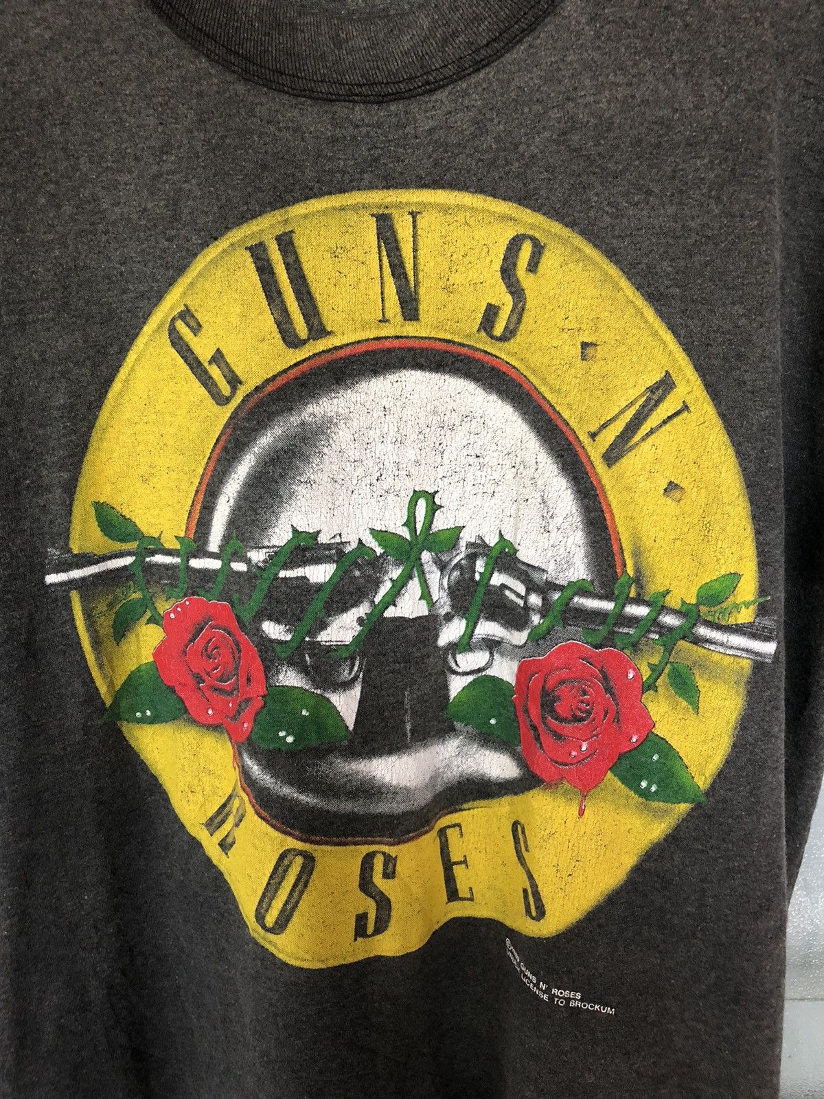 Band Tees × Guns N' Roses × Vintage Vintage 80’s Gun’s and Roses Was Here Faded Shirt Tee Rare Size US M / EU 48-50 / 2 - 2 Thumbnail