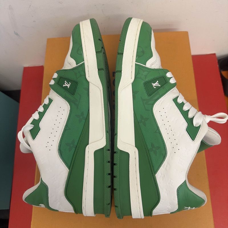 Louis Vuitton Louis Vuitton Trainer Leather Low-Top Fashion Sneakers - Size US 10 / EU 43 - 7 Thumbnail