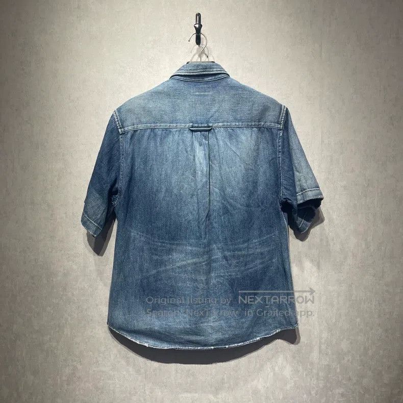 Balenciaga Balenciaga Denim Short Sleeve Shirt Size US L / EU 52-54 / 3 - 2 Thumbnail