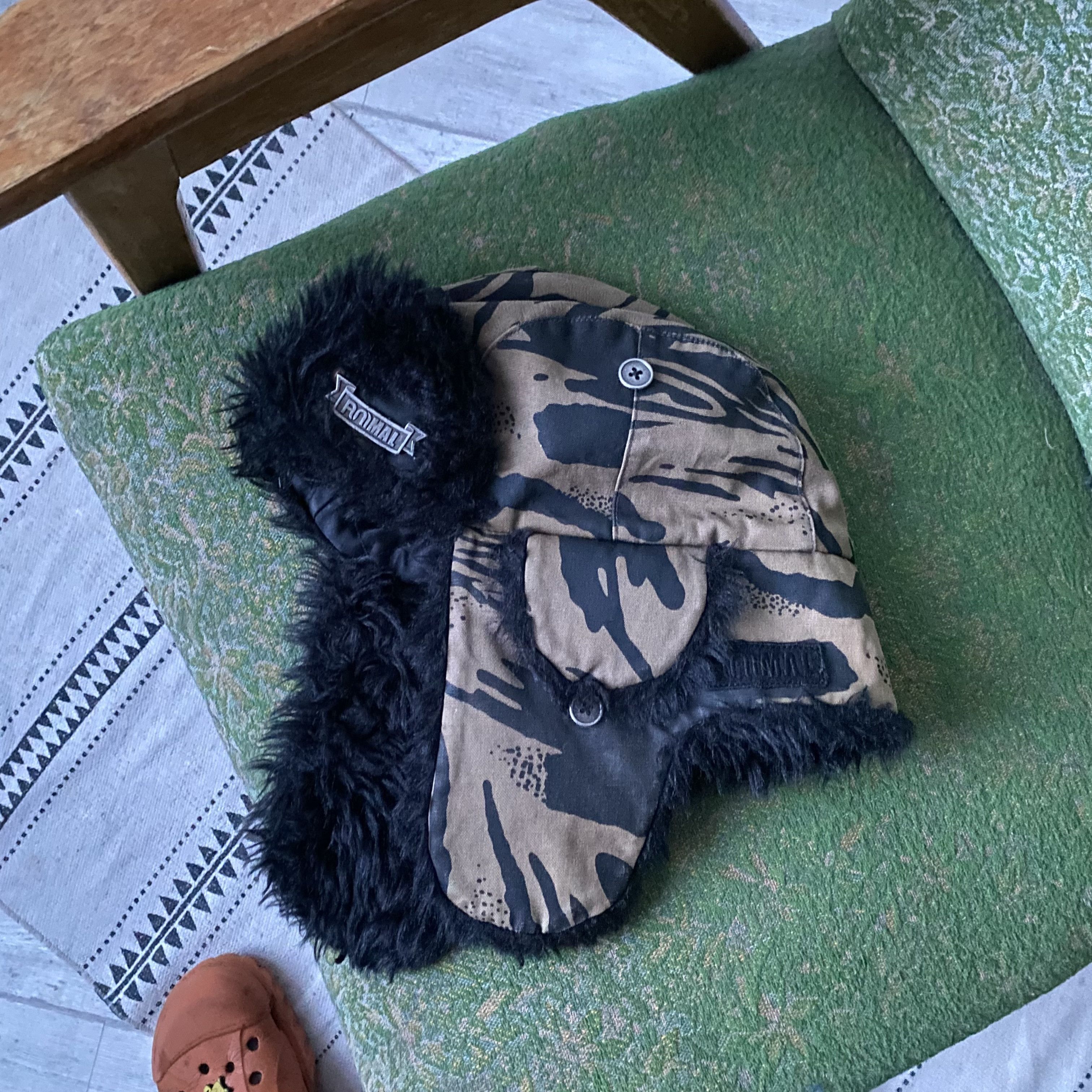 Quiksilver Trapper Surf Ushanka Faux Fur Hat Winter Camouflage Size ONE SIZE - 3 Thumbnail