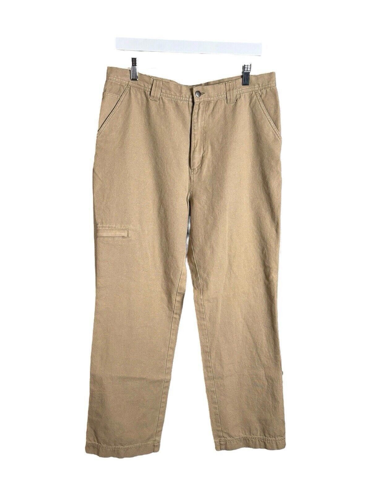 KAVU Kavu Hemp Cotton Chino Pants 34x30 Light Tan Outdoor Comfort Size US 34 / EU 50 - 1 Thumbnail