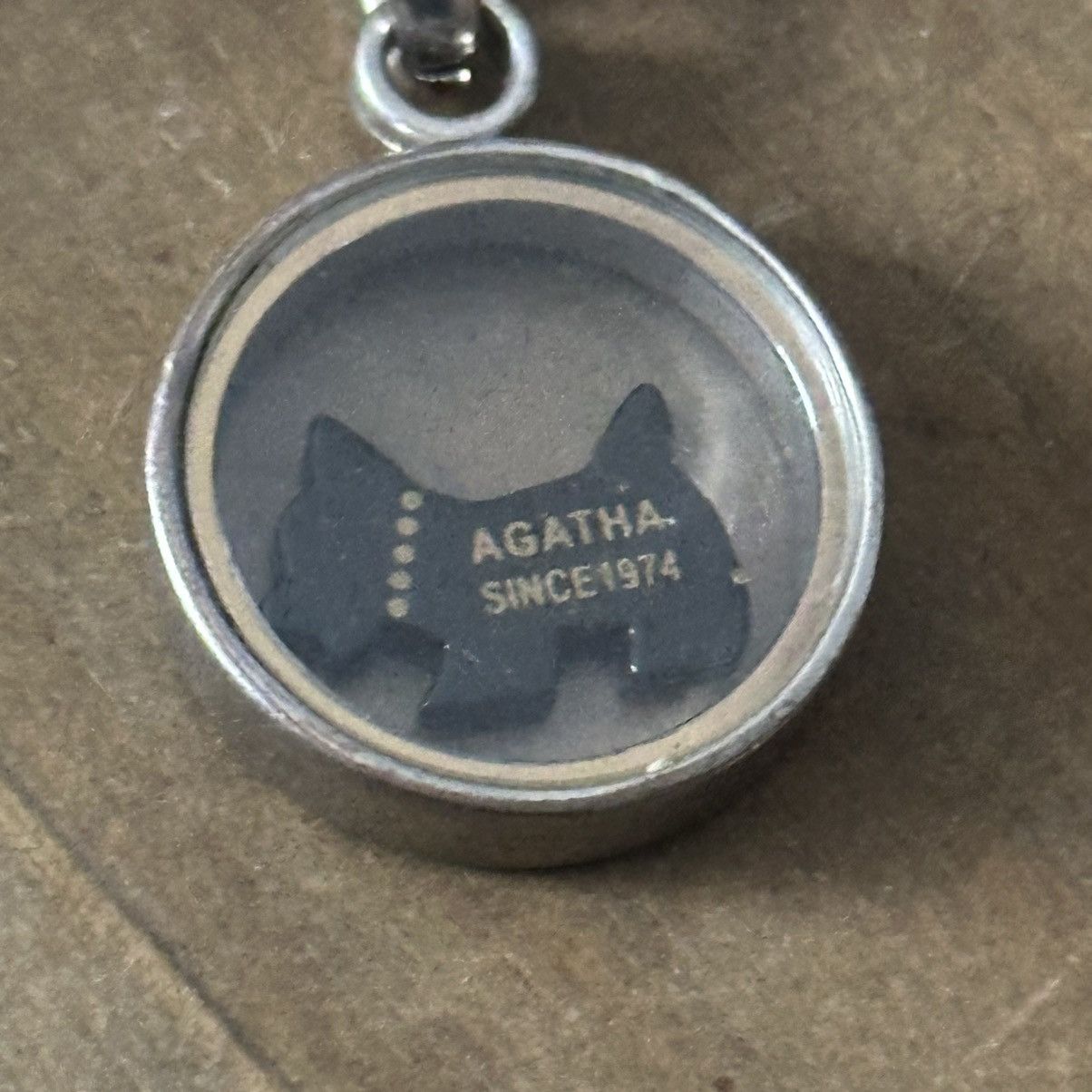 Other × Vintage Vintage Agatha Paris clear pendant black dog necklace Size ONE SIZE - 2 Thumbnail