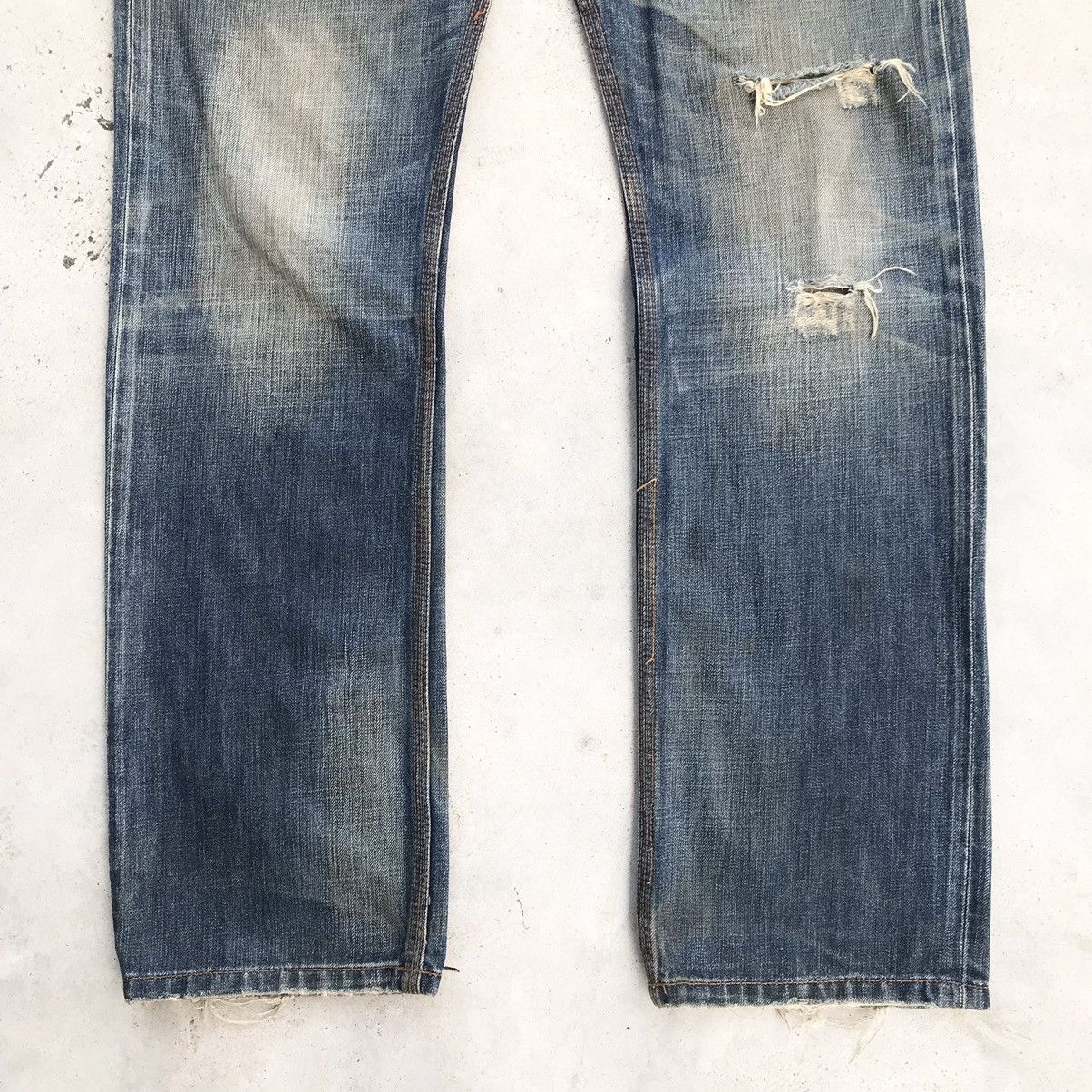 Diesel 2000's Diesel Industry - Timmen Distress Washed Jeans Size US 32 / EU 48 - 8 Thumbnail