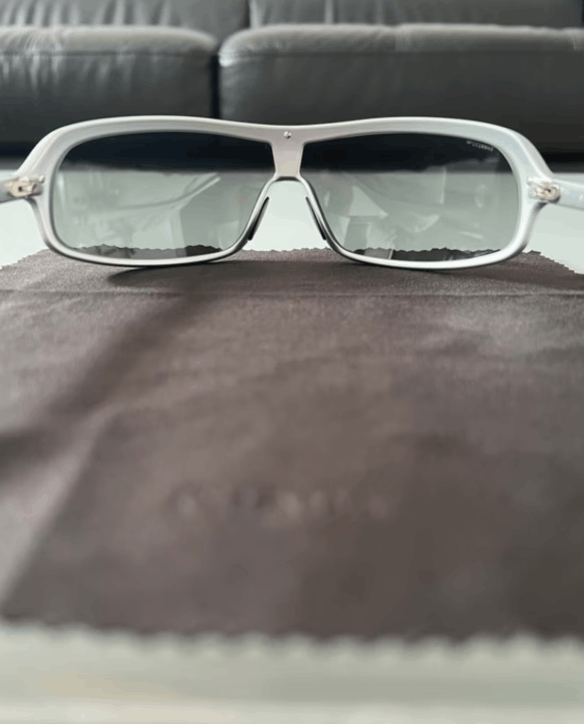 Prada PRADA Sunglasses SPR 06D Star Sport Metal Shield Oval Wrap Size ONE SIZE - 4 Thumbnail
