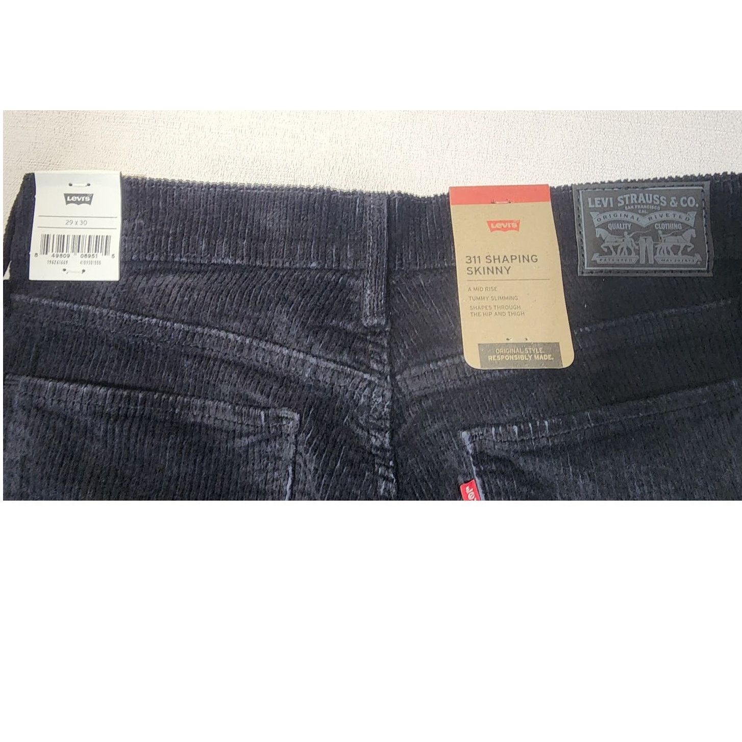 Levi's Levi's 311 shaping skinny corduroy pants W29''xL30'' Size 29" - 7 Thumbnail
