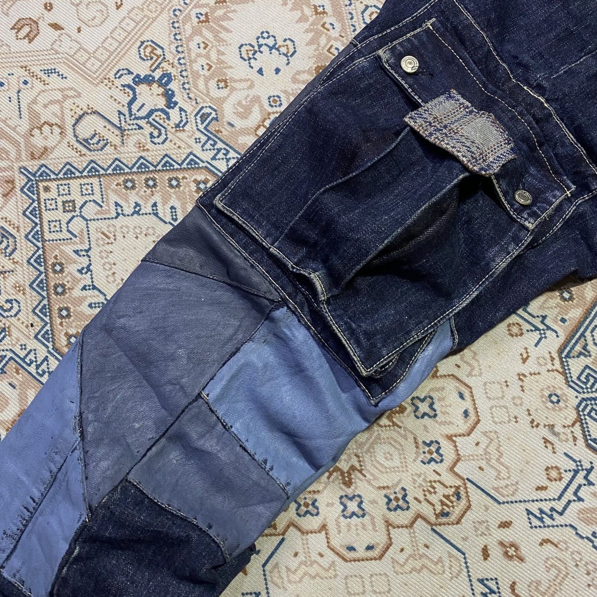 Japanese Brand BYEMRT PARIS FRANCE UNIQUE CARGO JEANS Size US 30 / EU 46 - 6 Thumbnail