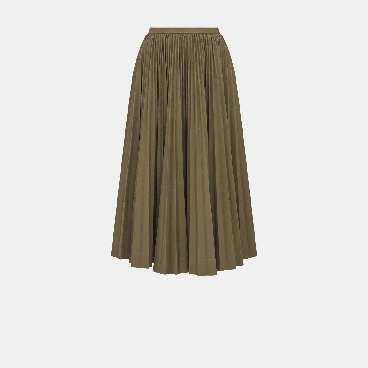 o1bcso1str0225 Pleated Skirt in Green