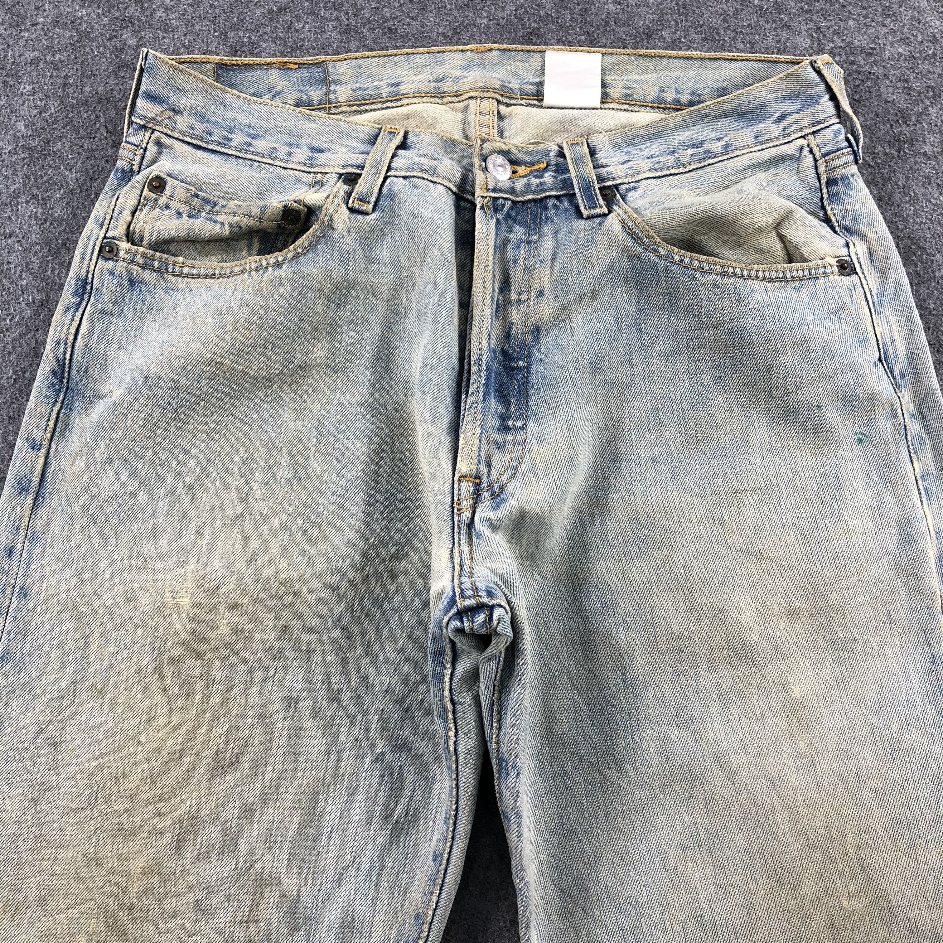 Levi's × Vintage 90s Vintage Light Wash Levis 501 Jeans-JM1827 Size US 32 / EU 48 - 3 Thumbnail