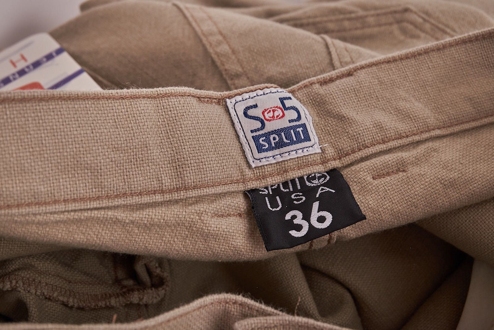 Split 1990s Deadstock Split Skateboarding Tan Baggy Pants Size US 36 / EU 52 - 5 Thumbnail