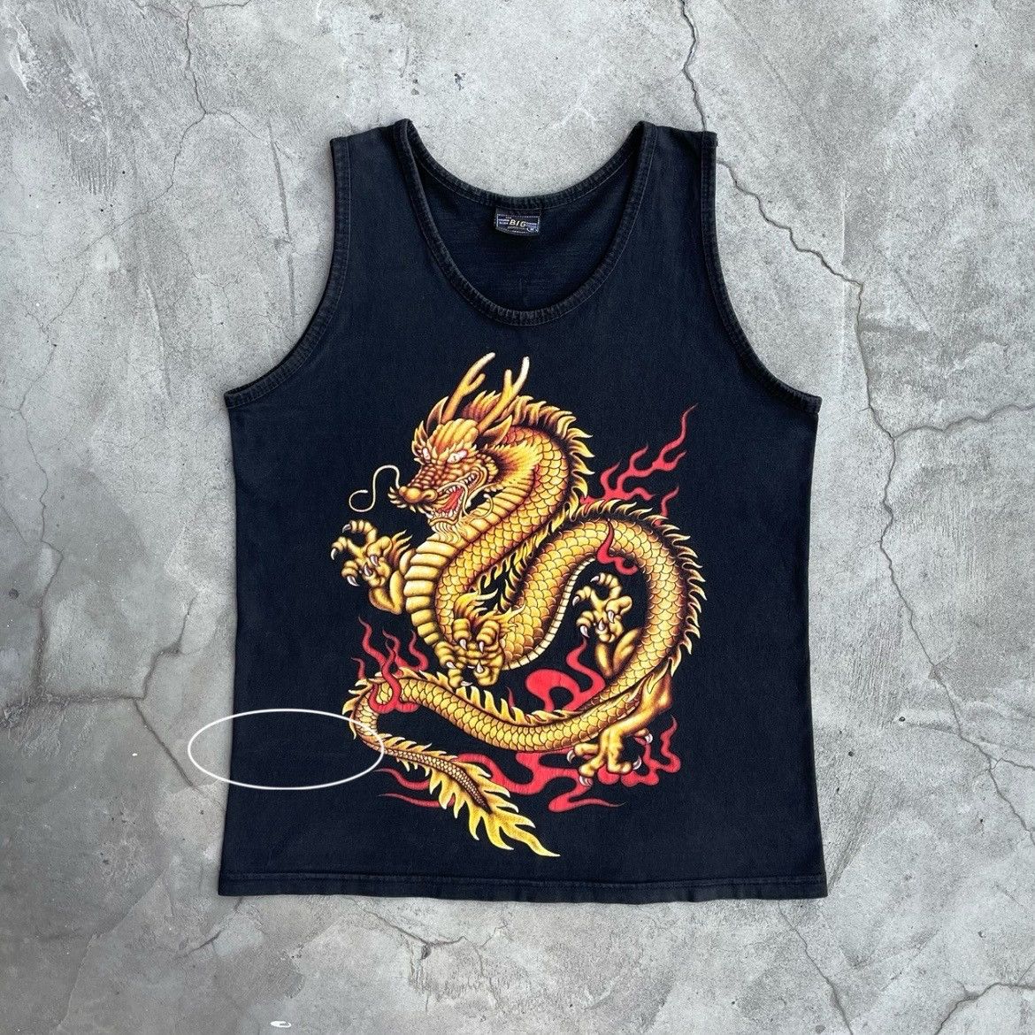 Y2K Golden Dragon Tee Size cheapest XL