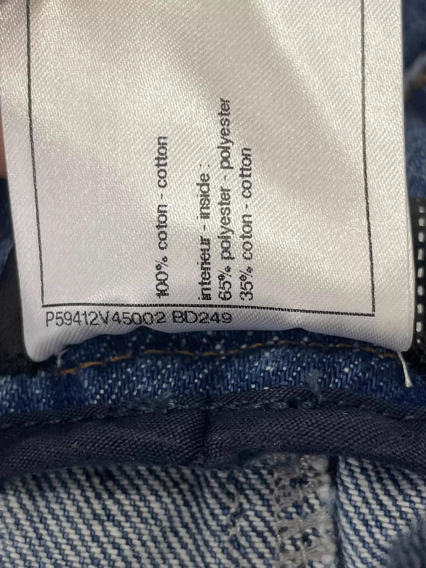 Chanel Chanel Self-Tie Waist Denim Jeans 38 Women's Mint Size 27" / US 4 / IT 40 - 6 Thumbnail