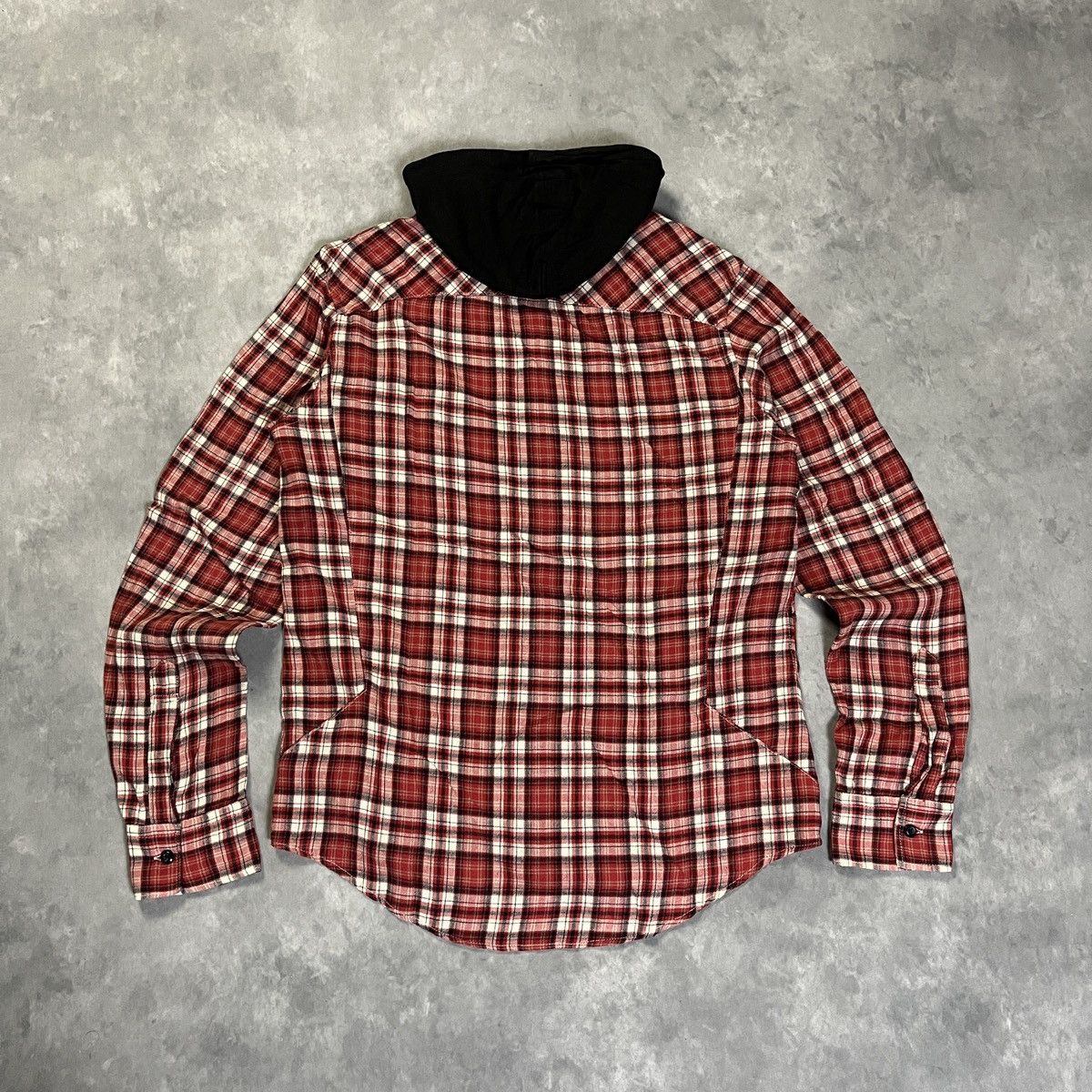 PPFM PPFM Plaid Shirt Hoodie Hybrid Flannel Size US M / EU 48-50 / 2 - 7 Thumbnail