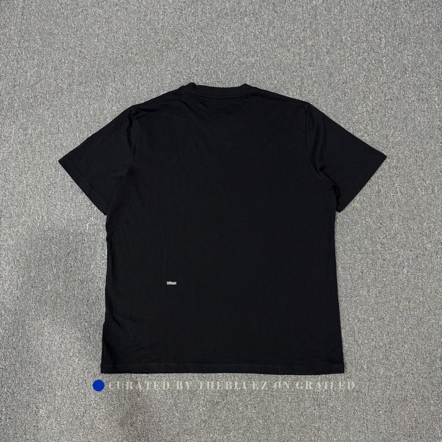 Moncler Moncler Black Flocked Logo T-Shirt Size US XXL / EU 58 / 5 - 2 Thumbnail